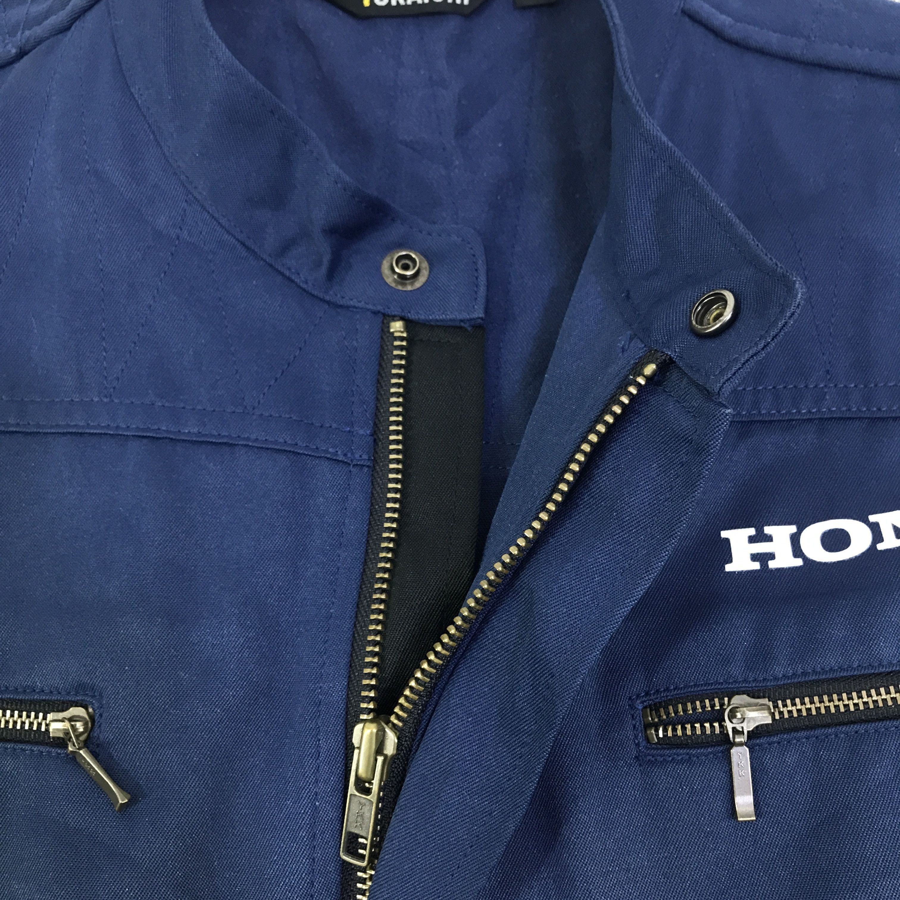 Japanese Brand Vtg Honda Racing navy Custom Jacket K122B7 Size US M / EU 48-50 / 2 - 5 Thumbnail