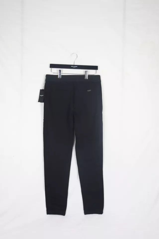 Saint Laurent Paris Molleton Jersey Cotton Jogging/Sweatpants in Black Size US 36 / EU 52 - 6 Thumbnail