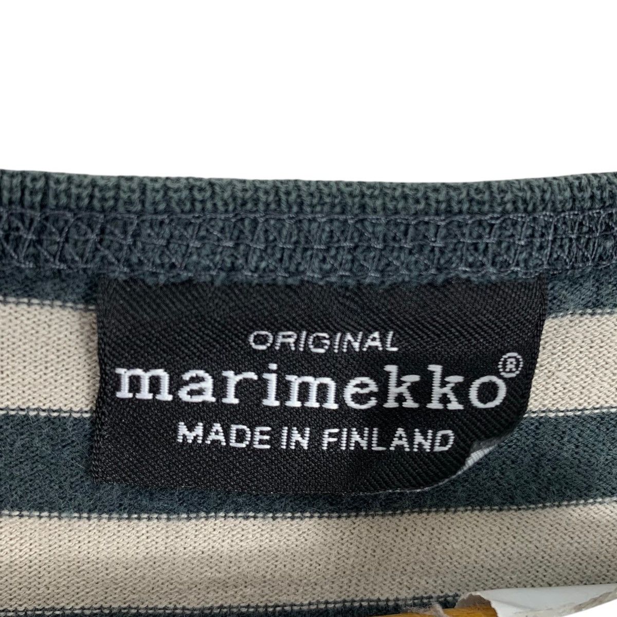 Marimekko MARIMEKKO Finland Brand Stripes Plain Short Sleeve Tshirt Size US S / EU 44-46 / 1 - 4 Thumbnail