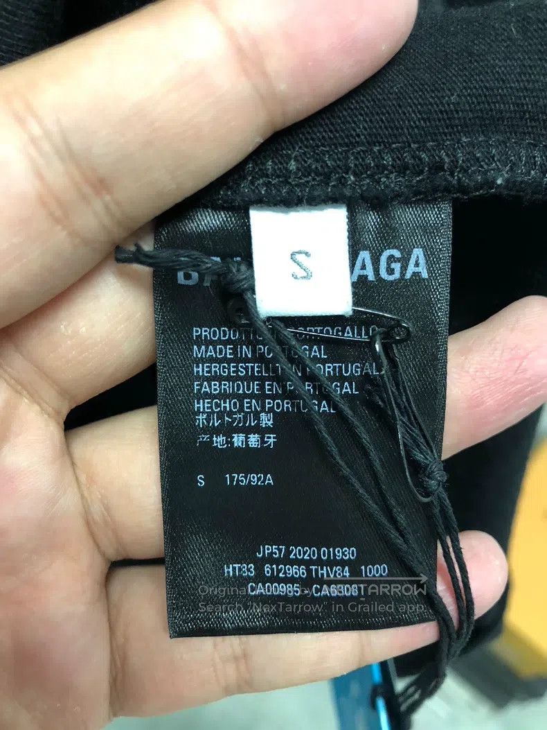 Balenciaga Balenciaga Printed Logo Round Neck Short Sleeve T-Shirt Bl Size US S / EU 44-46 / 1 - 4 Thumbnail