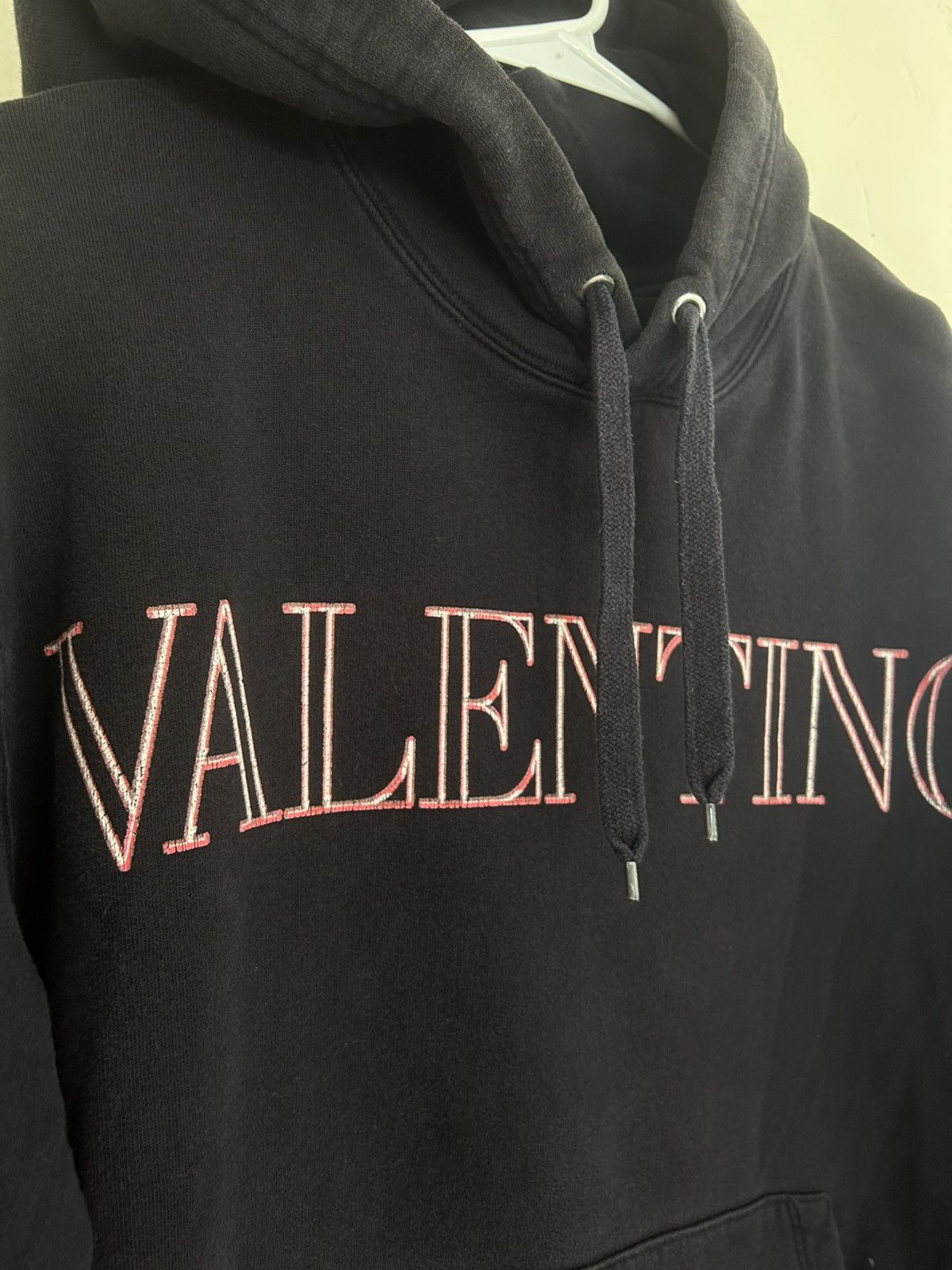 Valentino Valentino Logo Hoodie Size US L / EU 52-54 / 3 - 3 Thumbnail