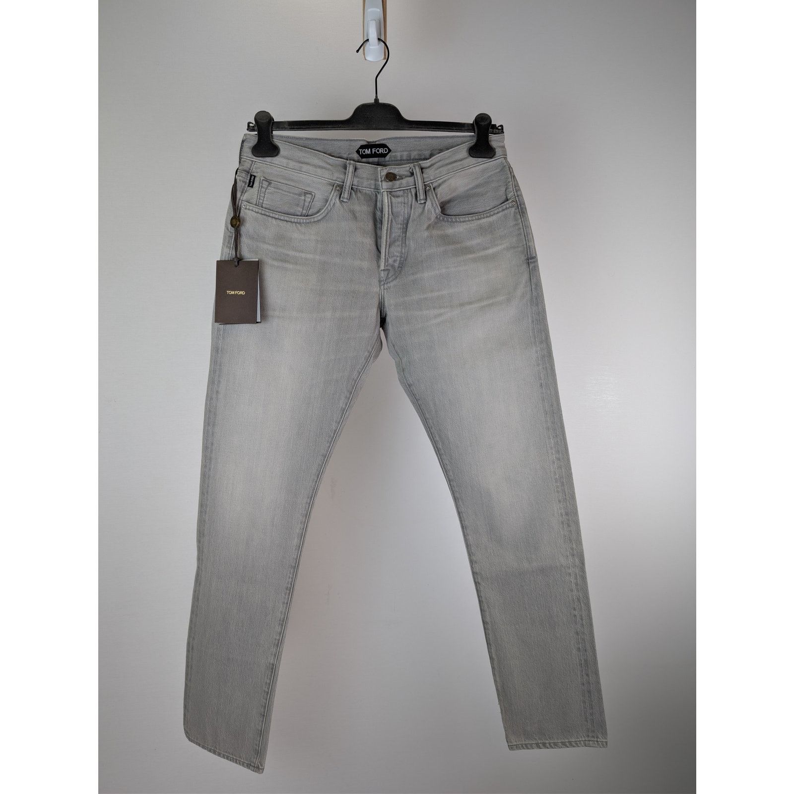 Tom Ford o1rshd1 Slim Jeans in Grey Size US 33 - 1 Thumbnail