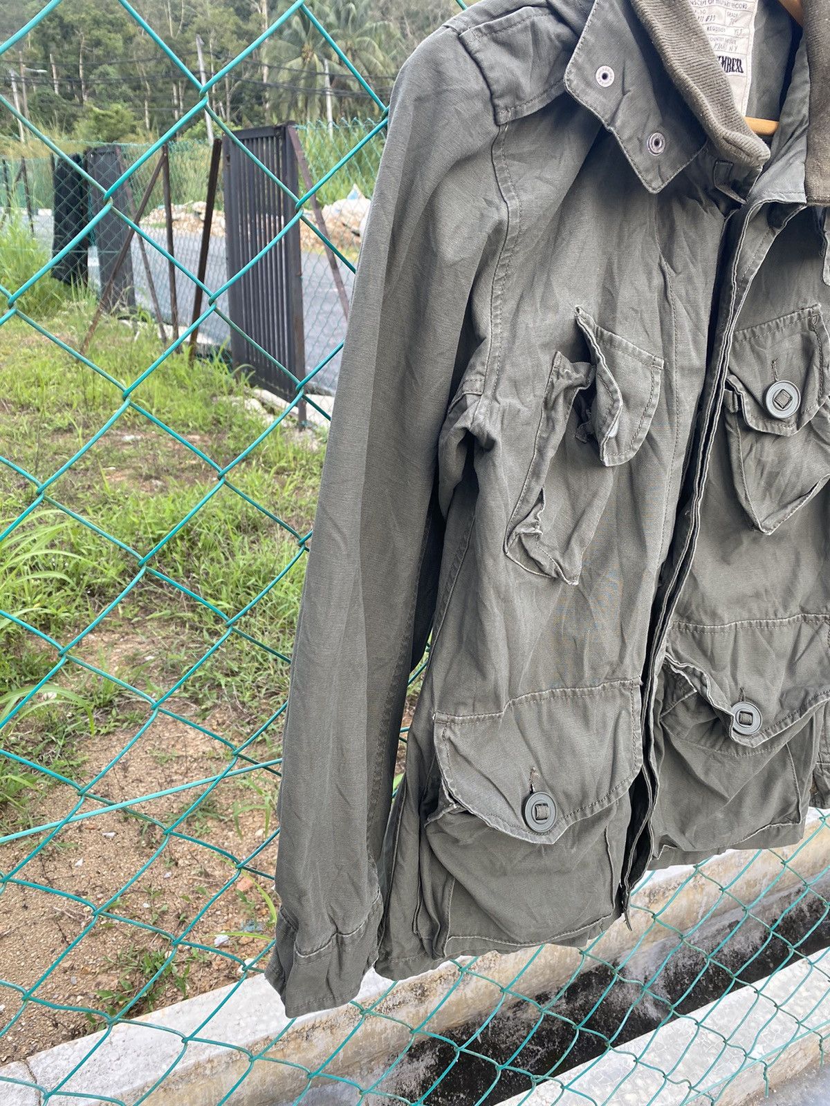 Japanese Brand AW Back Number Parka Jacket Size L / US 10 / IT 46 - 5 Thumbnail