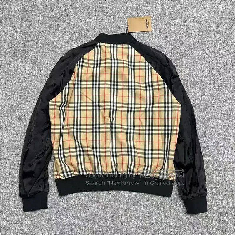 Burberry Burberry Black Polyester Logo Women's Jacket. Size L / US 10 / IT 46 - 2 Thumbnail
