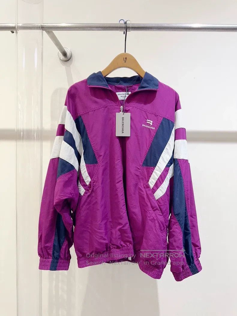 Balenciaga Balenciaga Windbreaker jacket Size XXS / US 00 / IT 34 - 1 Thumbnail