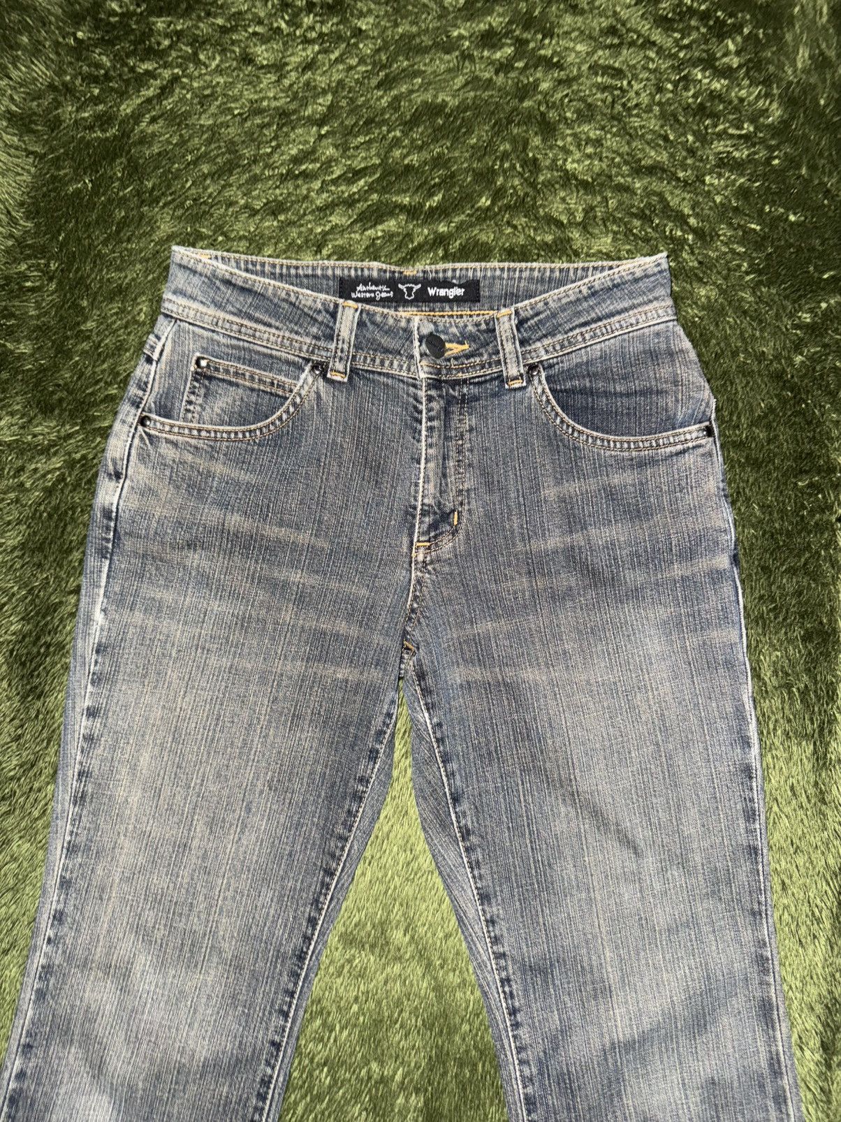 Wrangler [28] Wrangler Japan Vintage-Washed Bootcut Denim Pants Size US 28 / EU 44 - 6 Thumbnail
