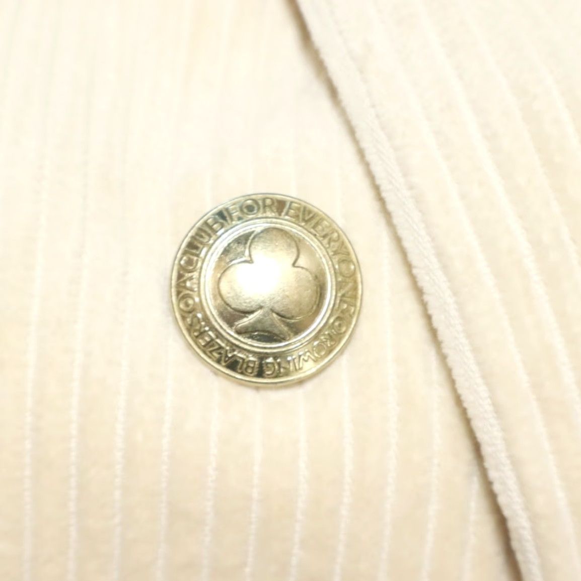 Rowing Blazers Rowing Blazers Corduroy Jacket Beige Women's 1X Corduroy Solid Long Sleeve Collared Shirt 1X Womens Size XL / US 12-14 / IT 48-50 - 7 Thumbnail