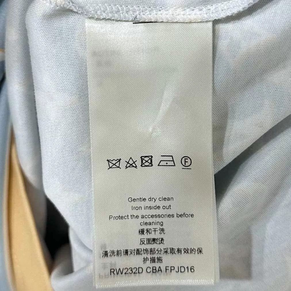 Louis Vuitton LV Monogram All-Over Light Blue Dress L New Size L / US 10 / IT 46 - 5 Thumbnail