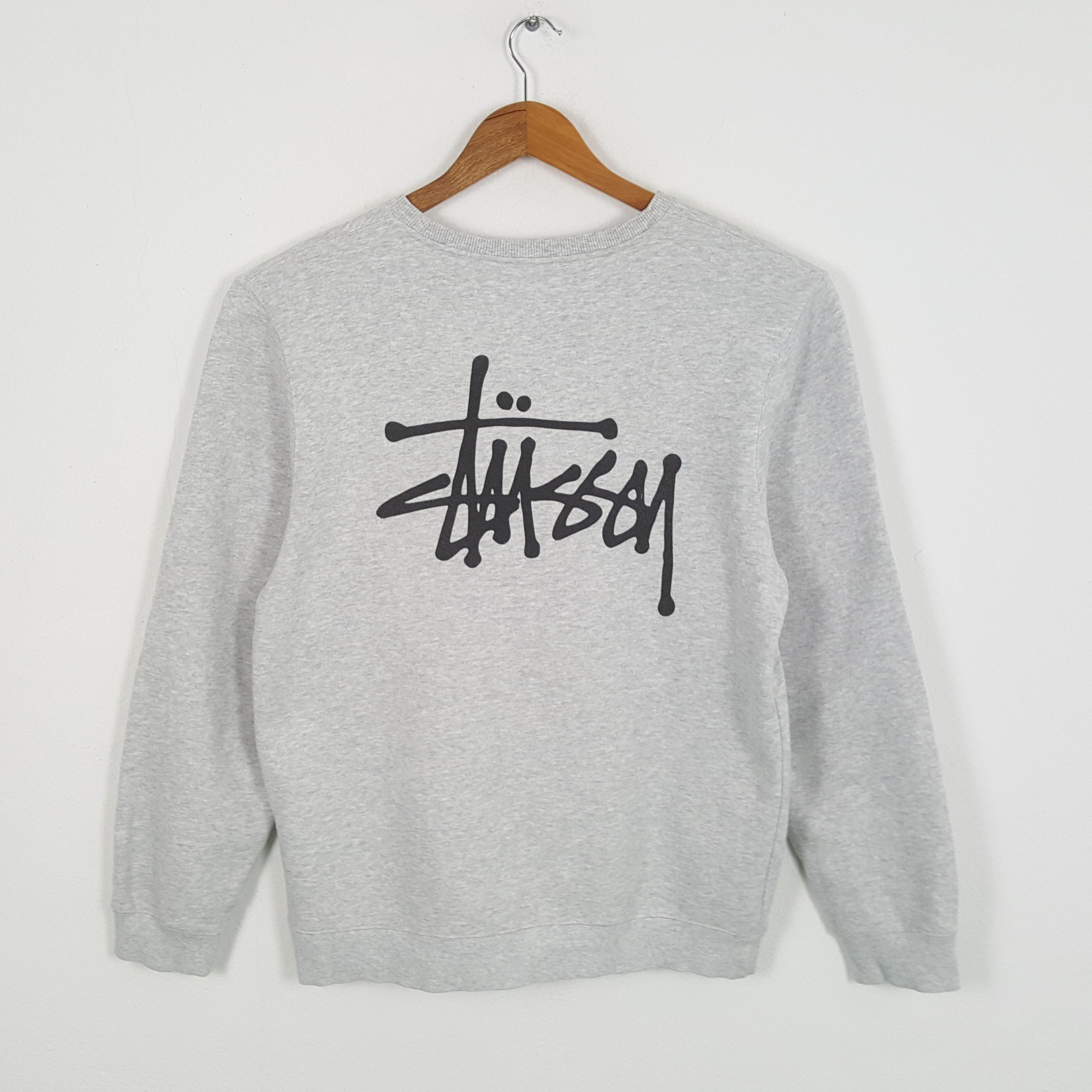 Stussy × Vintage Vintage STUSSY American Streetwear Skateboard Sweatshirts Size US M / EU 48-50 / 2 - 1 Thumbnail