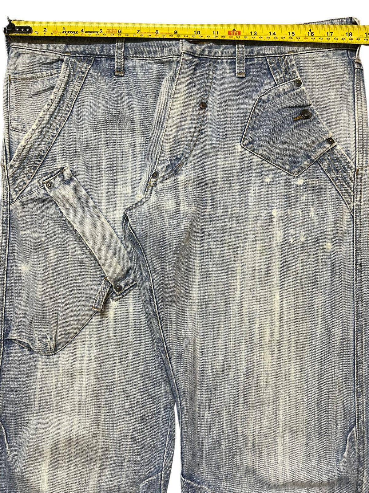 Avirex Vintage Avirex Blue Faded Wash Tactical Style Baggy Jeans Size US 36 / EU 52 - 11 Thumbnail