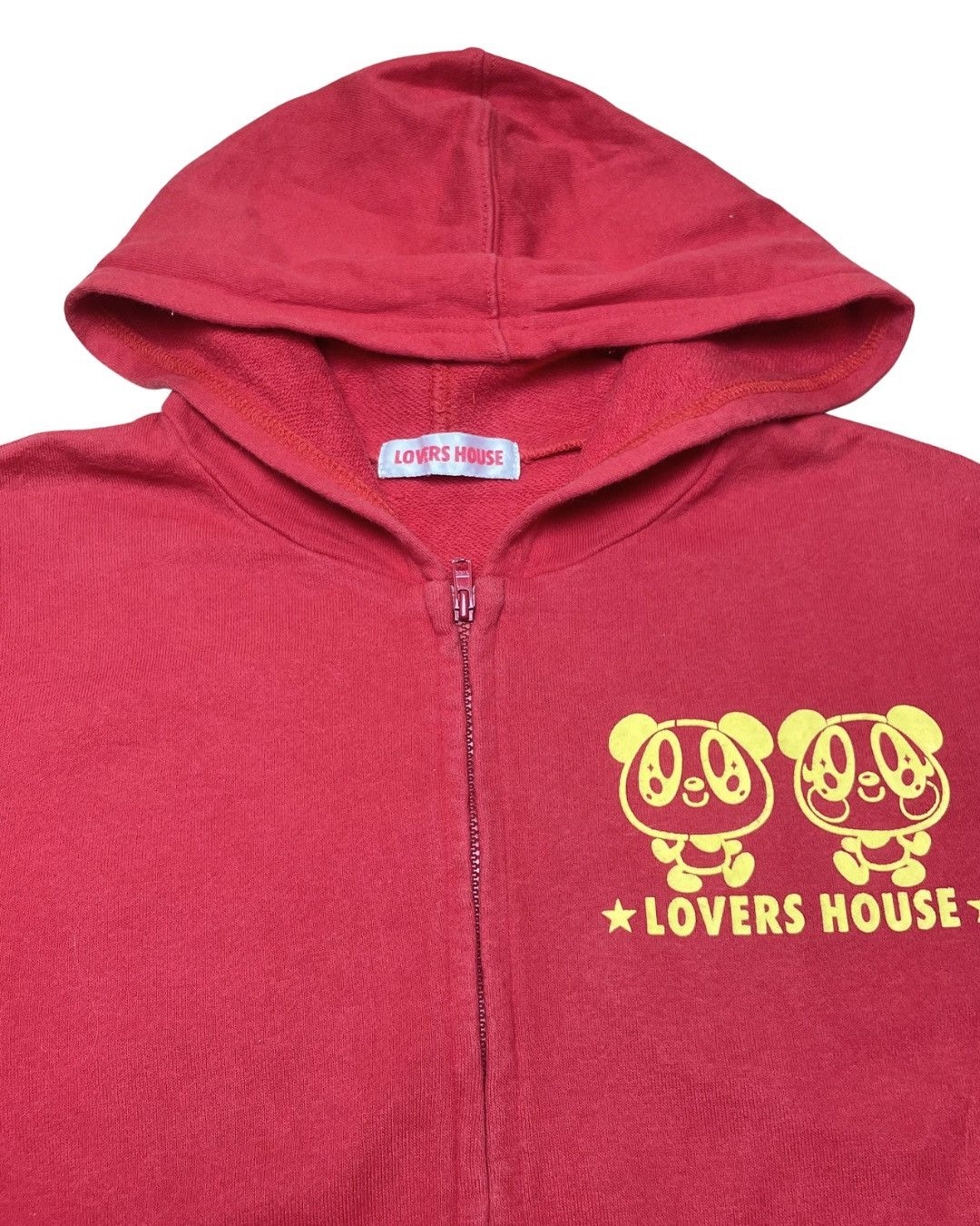 Japanese Brand Lovers House Japan Side-Lace Panda Graphic Hoodie Y2K Size S / US 4 / IT 40 - 4 Thumbnail