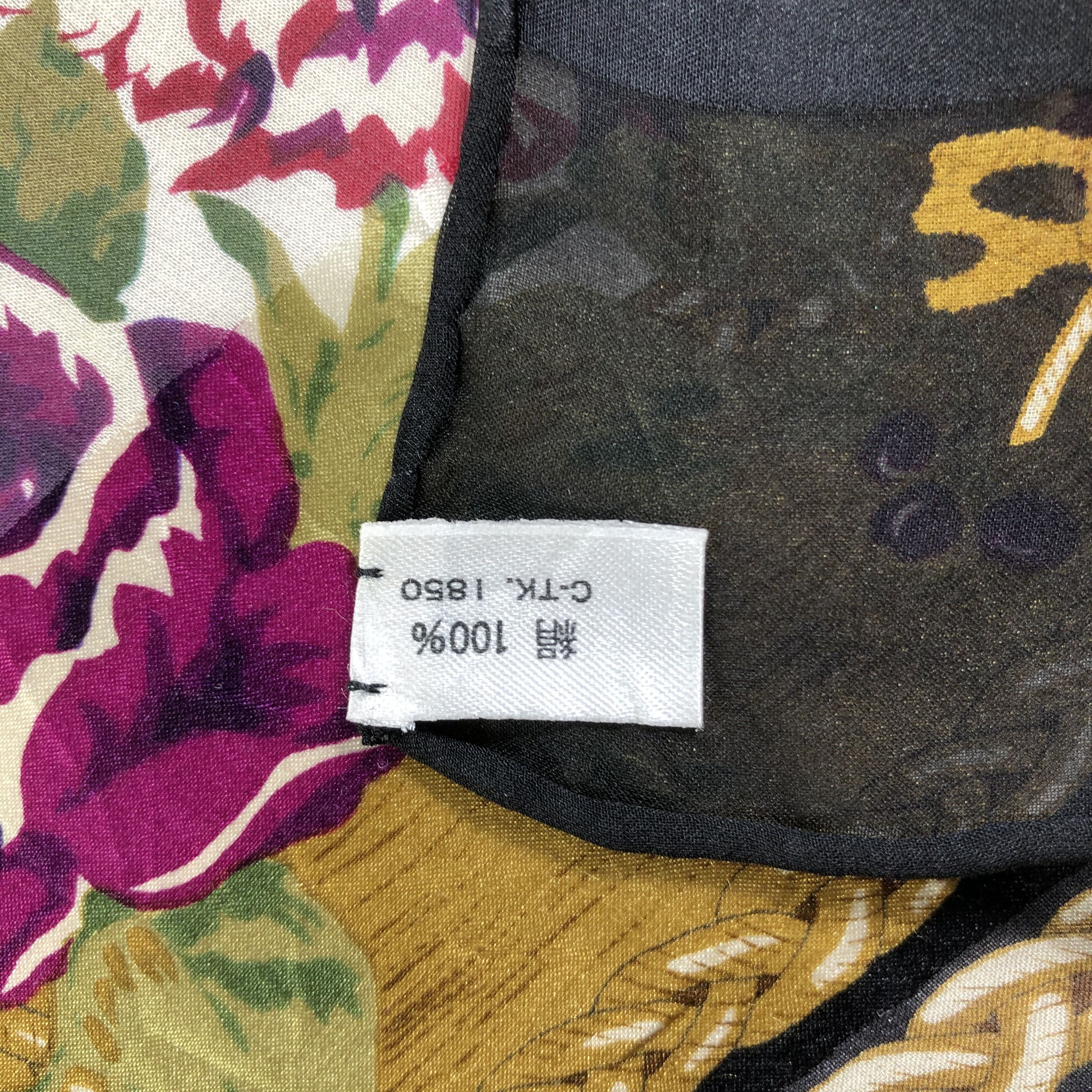 Vintage Vintage Silk Scarf Size ONE SIZE - 5 Thumbnail