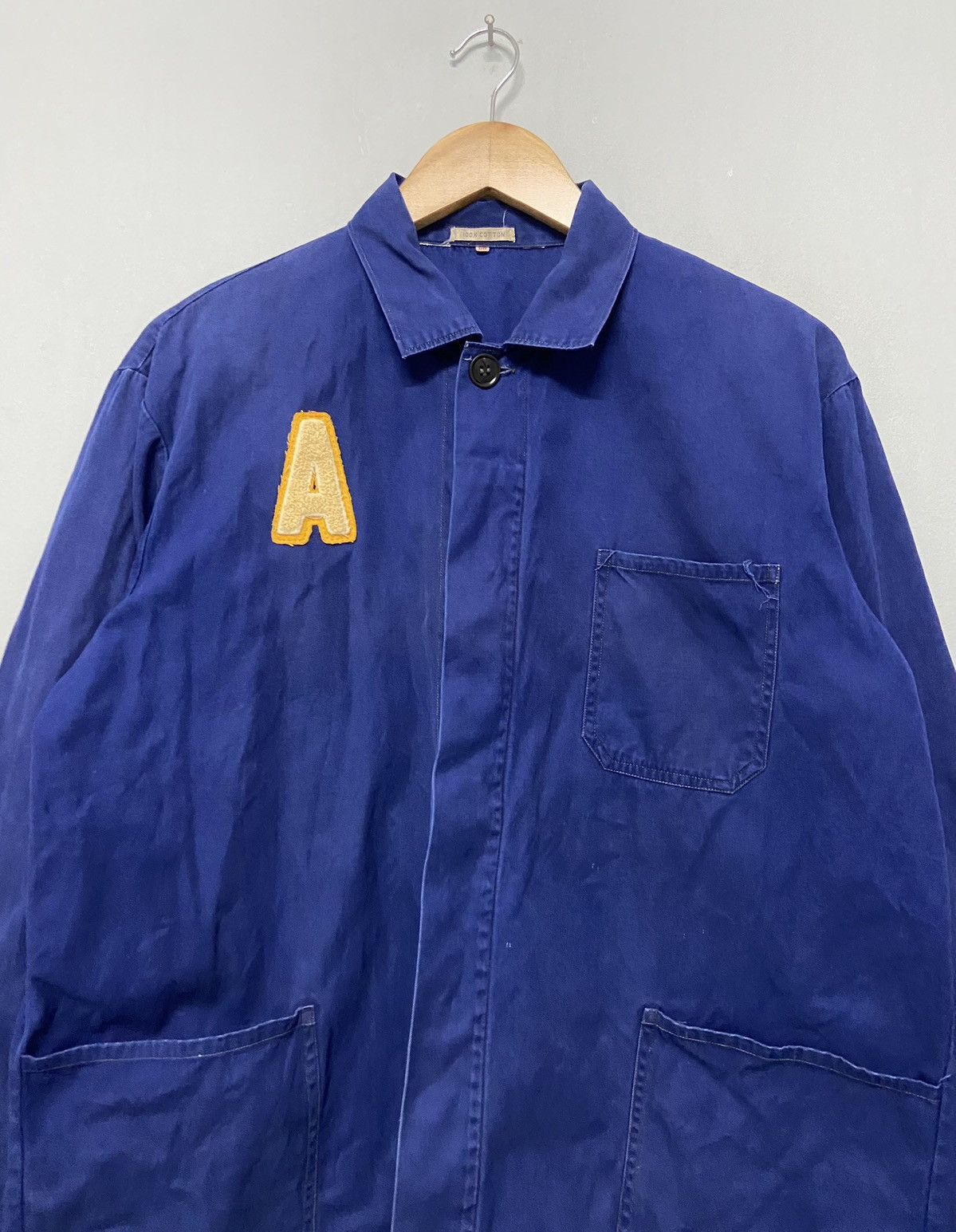 Vintage Vintage 1970s French Work Jacket ‘A’ Patch Multi Pocket Size US L / EU 52-54 / 3 - 2 Thumbnail