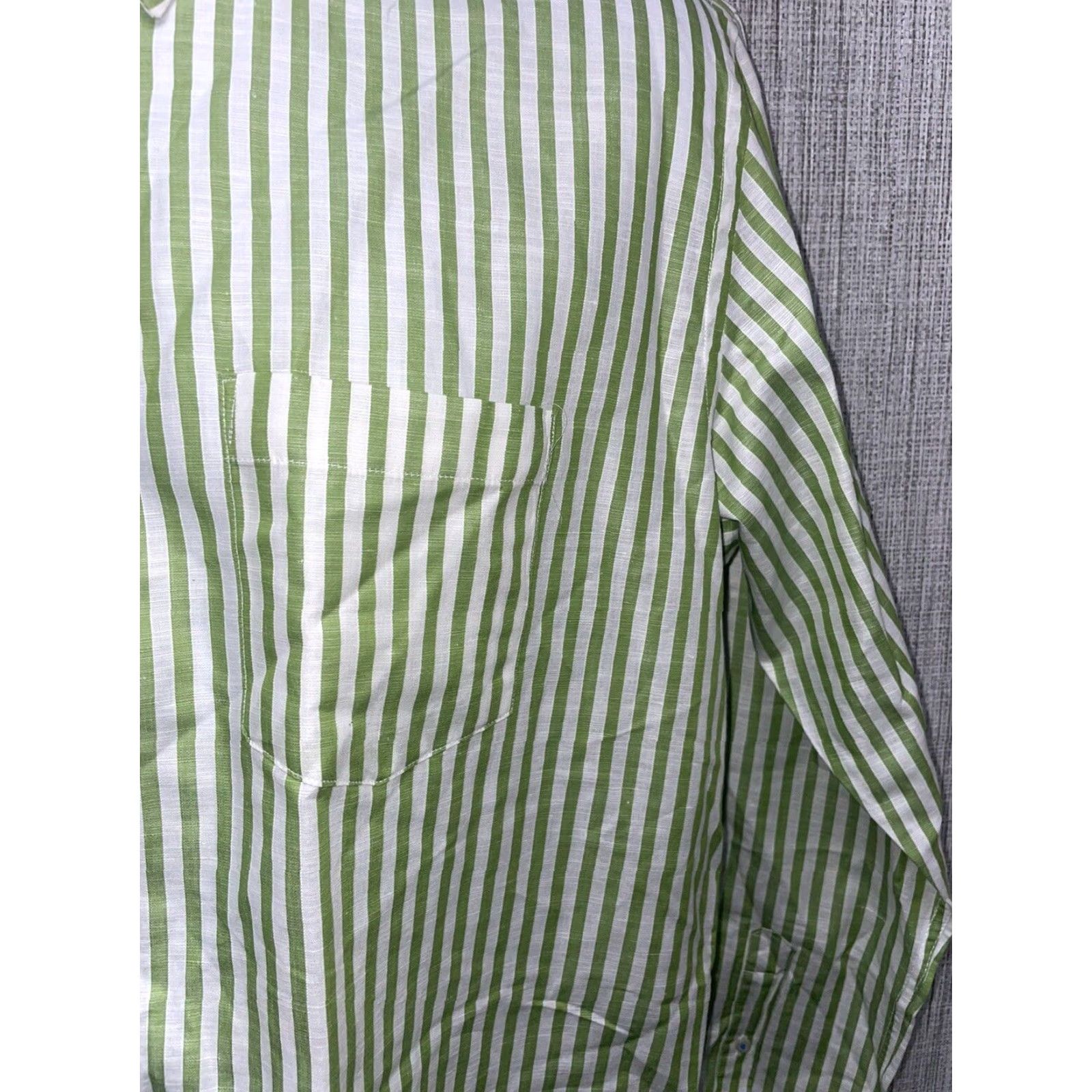 ARKK Copenhagen VINTAGE Copenhagen Button-Down Shirt Striped Green Mens L Size US L / EU 52-54 / 3 - 4 Thumbnail
