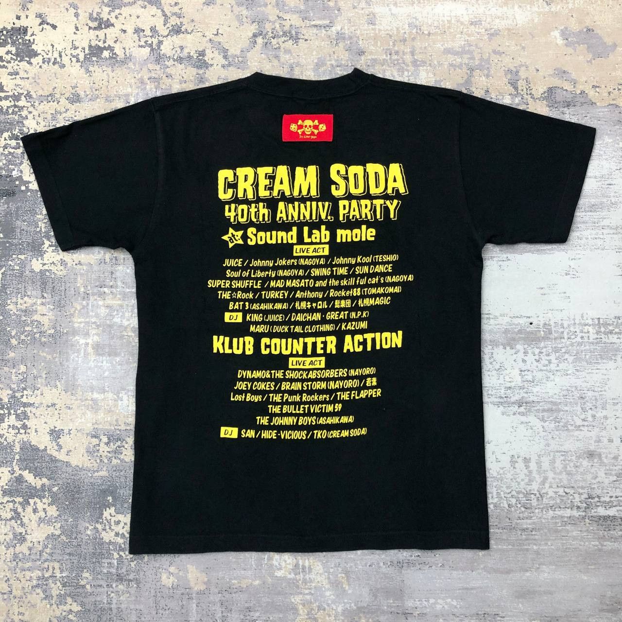 Japanese Brand T127 CREAM SODA x PINKDRAGON 40TH ANNIV. ROCK N PUNK TEE Size US S / EU 44-46 / 1 - 5 Thumbnail
