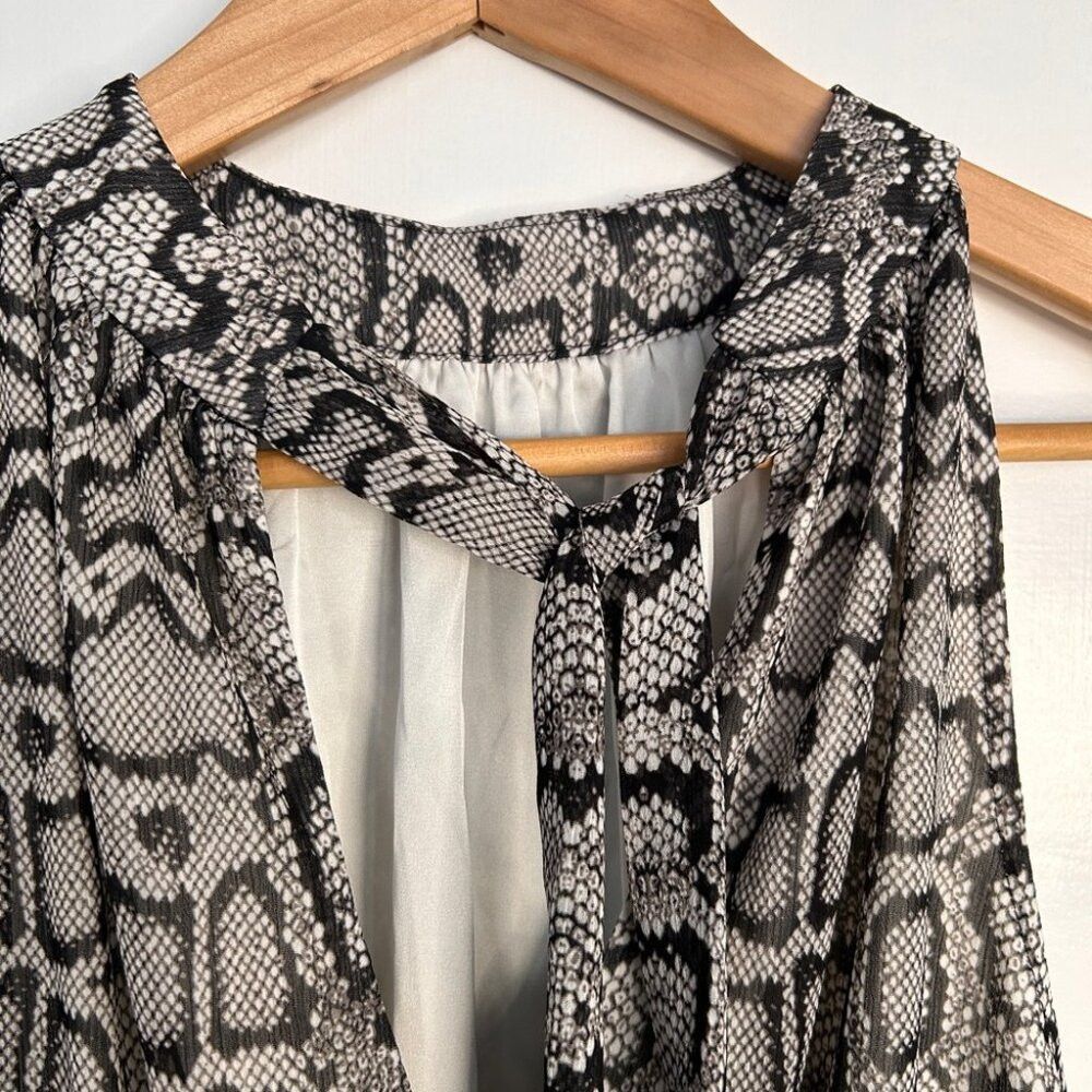 Other Stella and Dot You do You Snakeskin Dress in Black and Grey Size S / US 4 / IT 40 - 6 Thumbnail