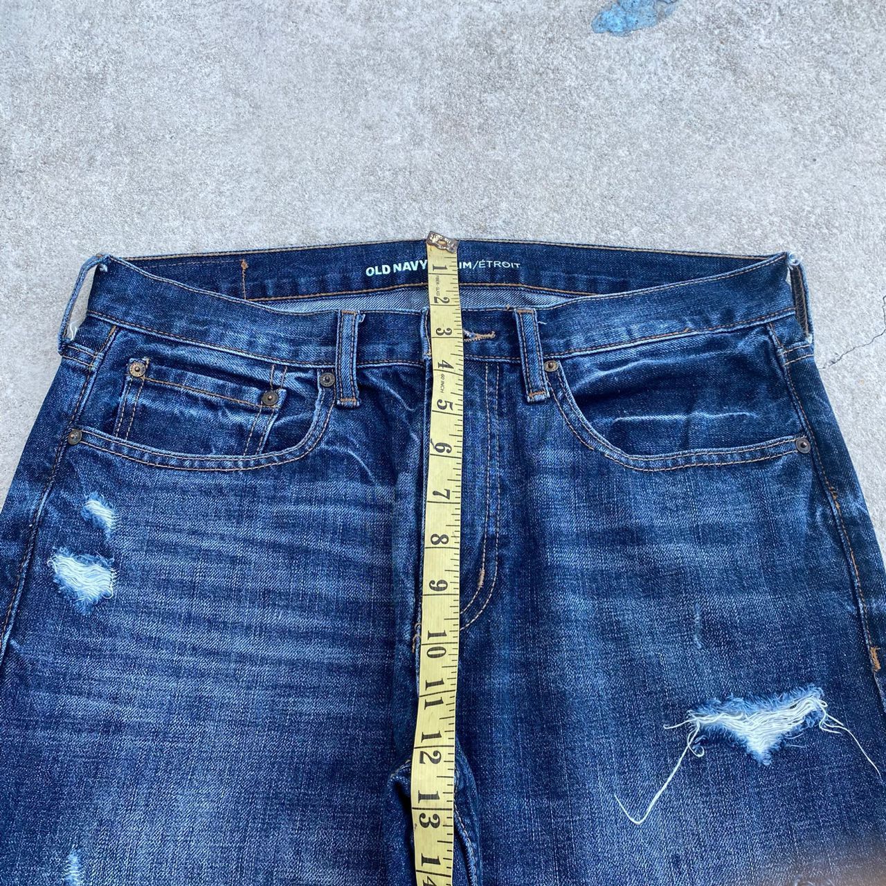 Old Navy Vintage Old Navy Slim Distressed Denim Size US 32 / EU 48 - 5 Thumbnail