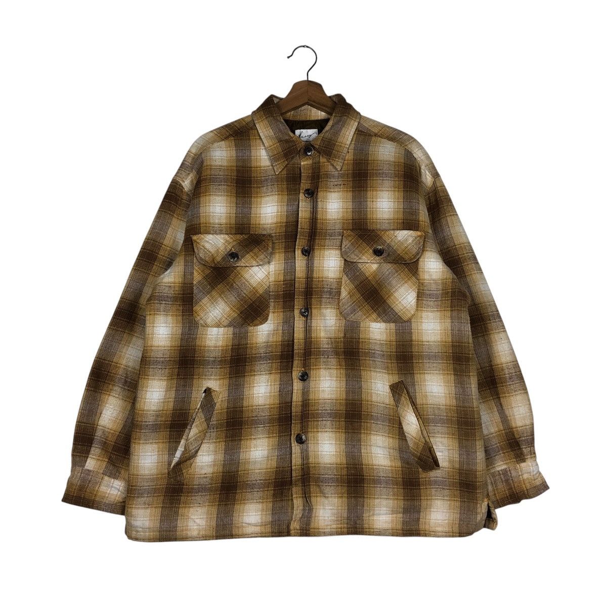 Flannel 📌Vintage Worker Chore Jacket Passy Tartan Issey Miyake Size US M / EU 48-50 / 2 - 2 Thumbnail