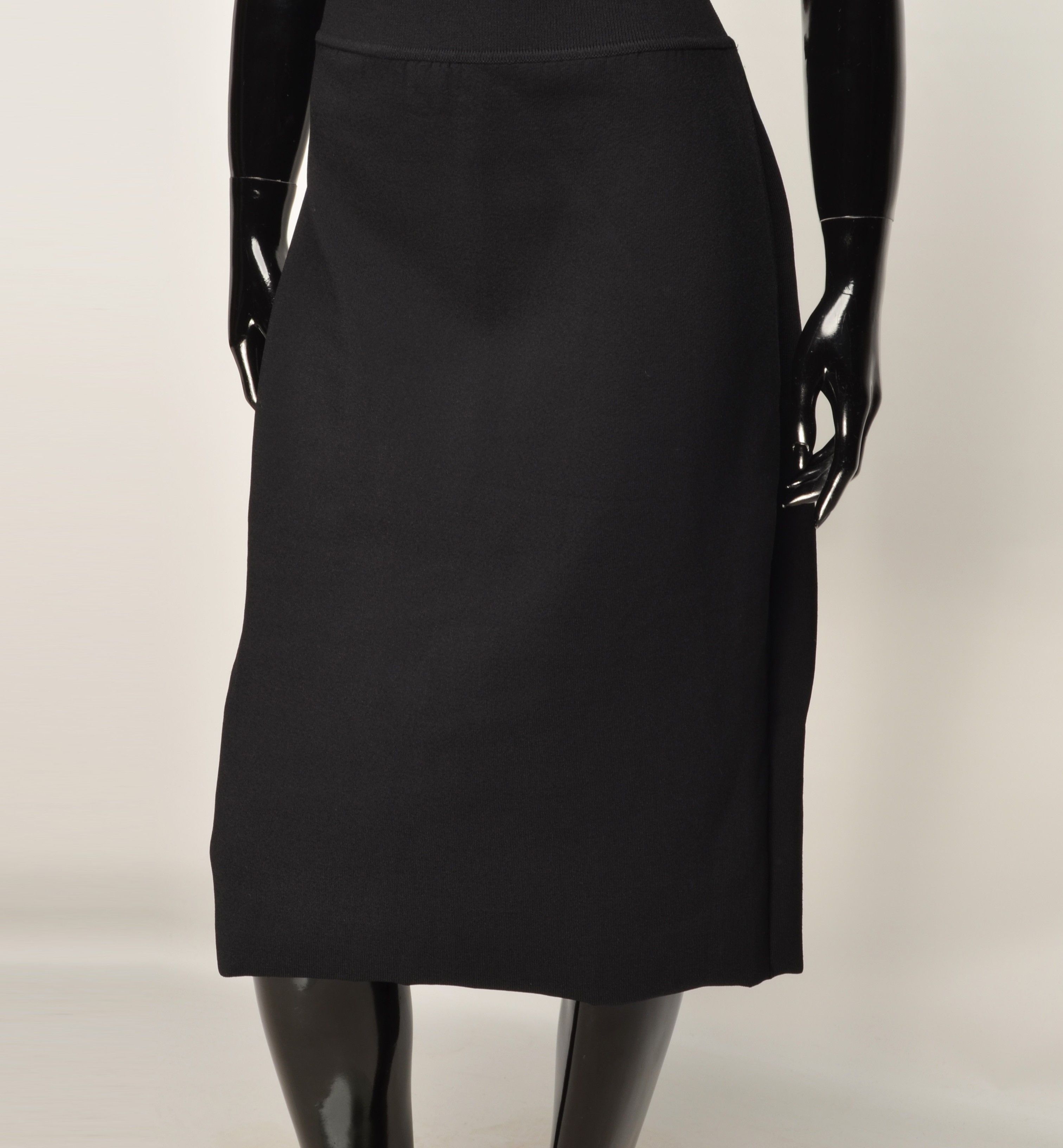 Prada Prada Milano Sleeveless Sheath Minimalist Midi Dress Size L / US 10 / IT 46 - 3 Thumbnail