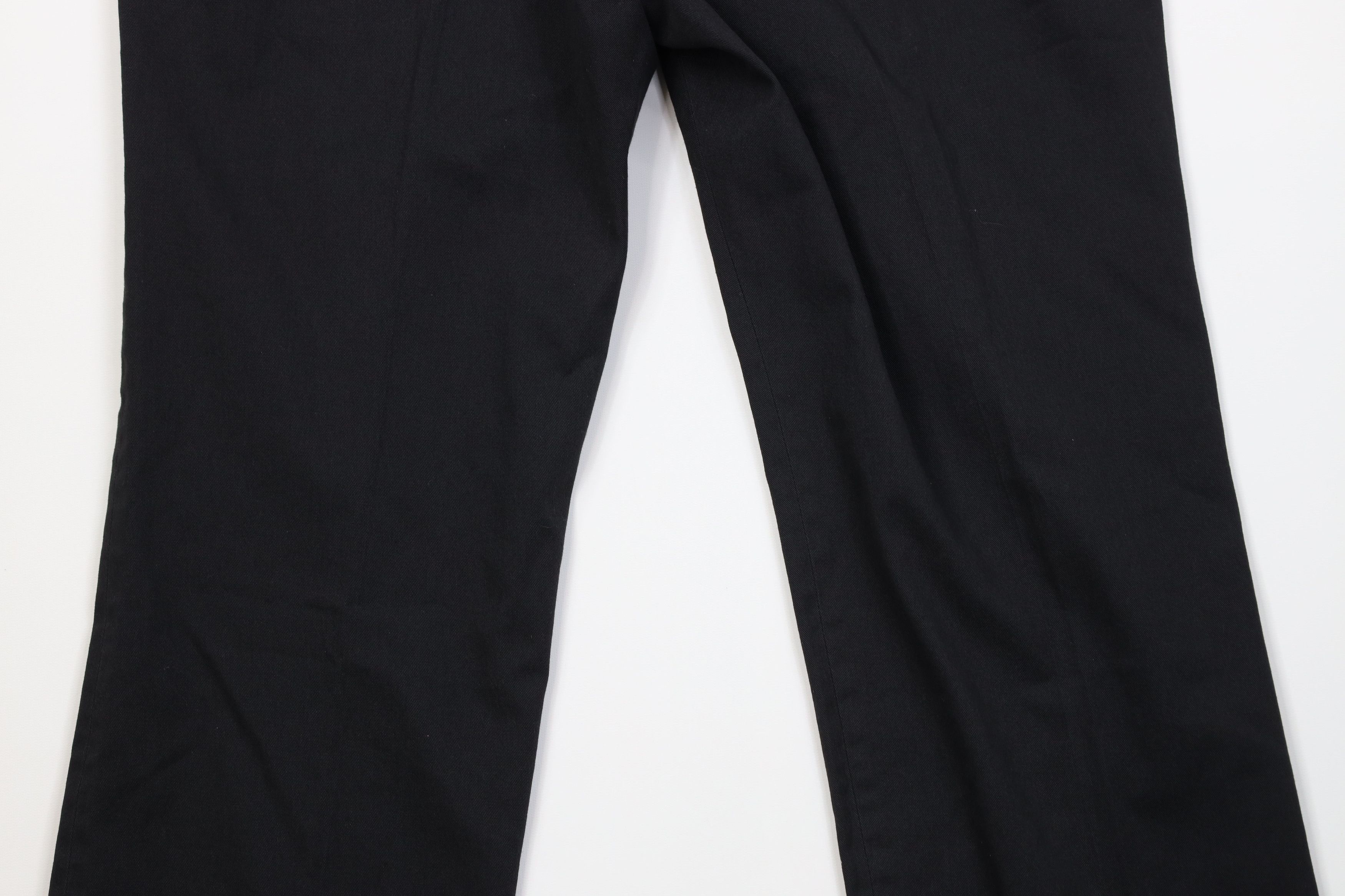 Vintage Vintage 70s Streetwear Flared Wide Leg Chino Pants Black USA Size US 36 / EU 52 - 12 Thumbnail