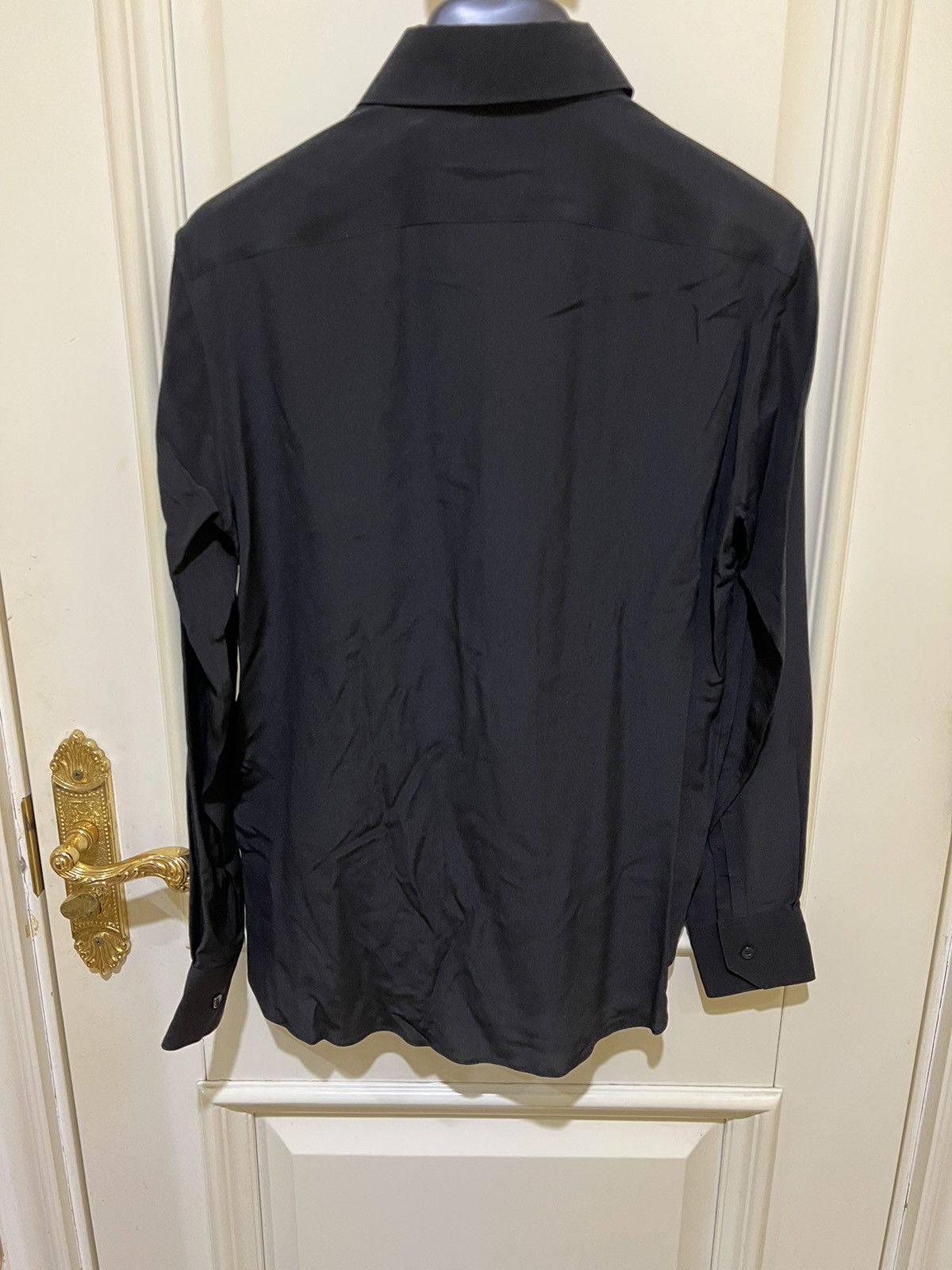 Saint Laurent Paris Saint Laurent black silk shirt SzF40 Size US S / EU 44-46 / 1 - 2 Thumbnail