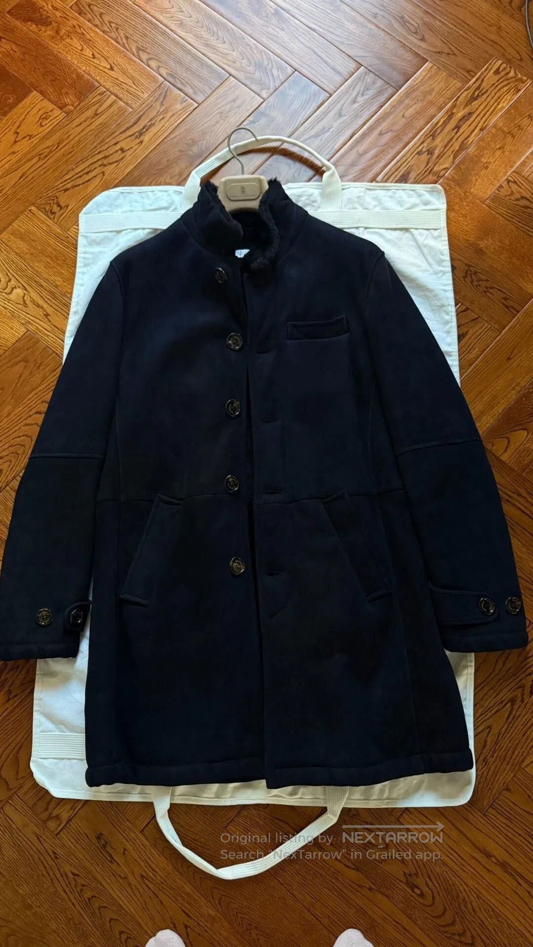 Brunello Cucinelli Brunello Cucinelli Men's Shearling Coat. Size US M / EU 48-50 / 2 - 1 Thumbnail
