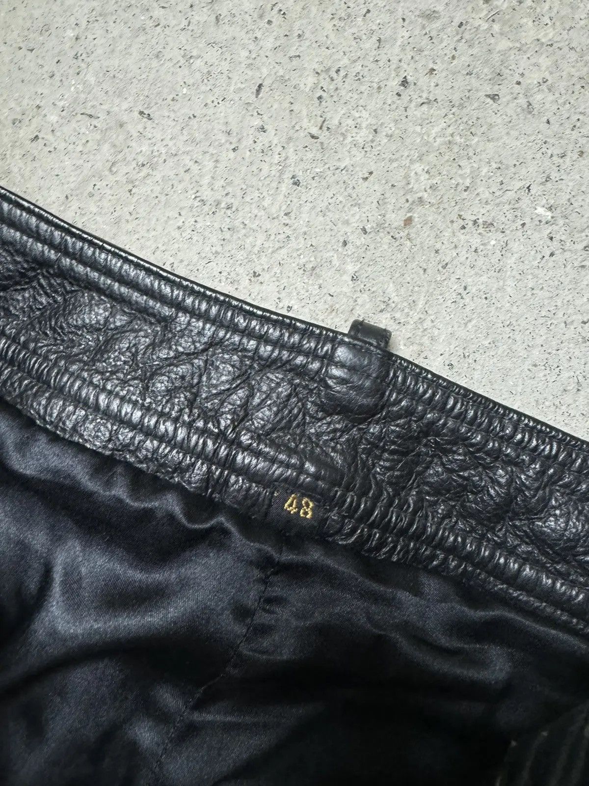 Vintage Vintage Y2K Leather Punk Biker Hearts Style Motorcycle Pants Size US 33 - 8 Thumbnail