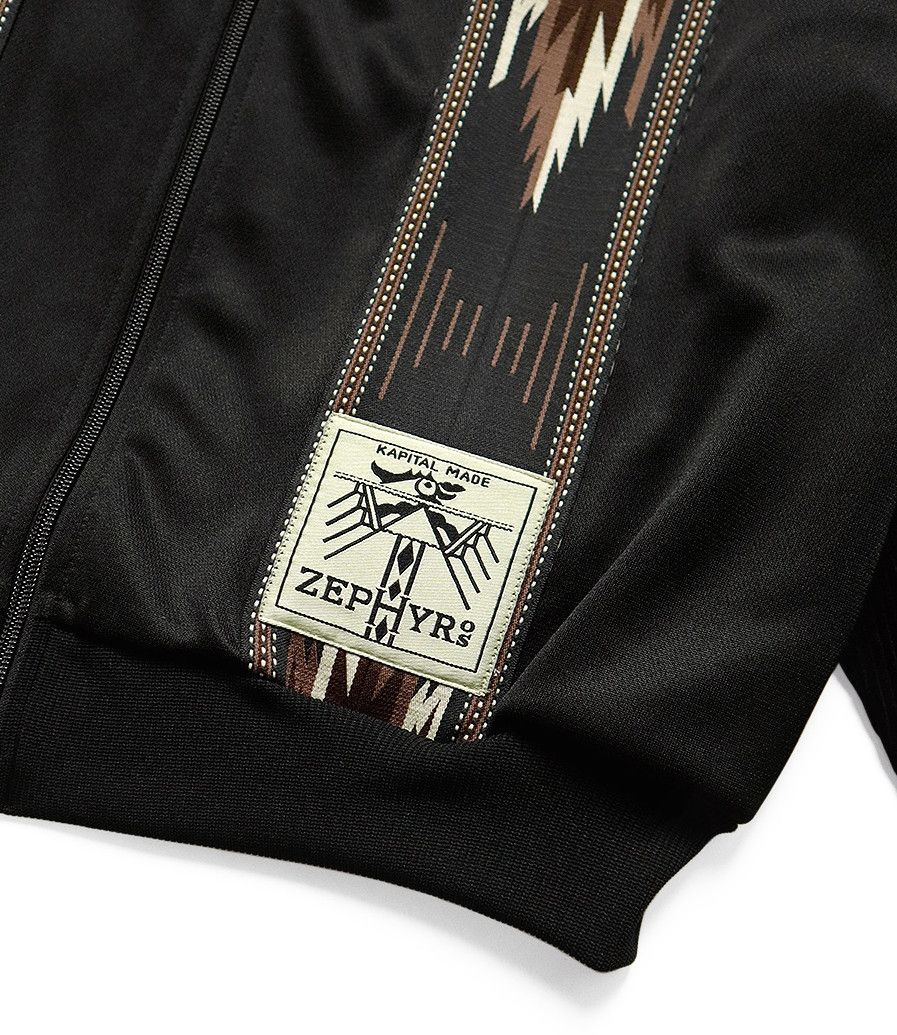 Kapital KAPITAL smooth jersey KOCHI & ZEPHYR track jacket black L Size US L / EU 52-54 / 3 - 6 Thumbnail