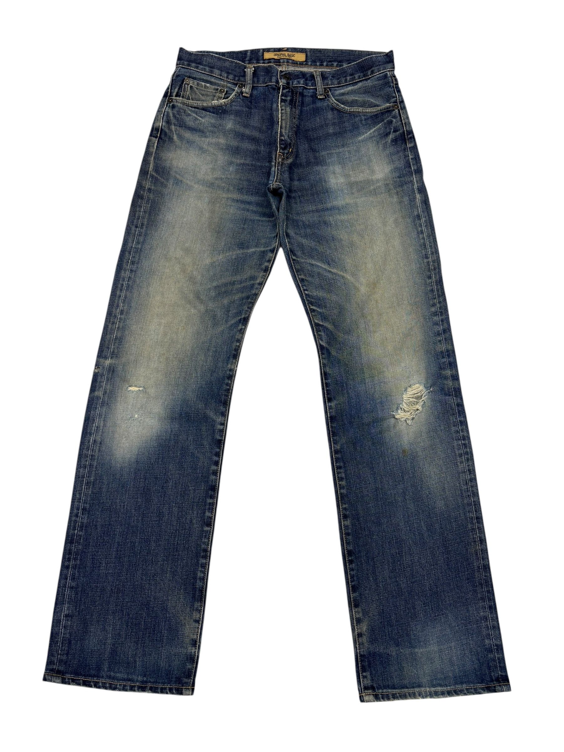 Kapital Vintage S-003 Japan Distressed Denim Uniqlo Jeans Size US 33 - 7 Thumbnail