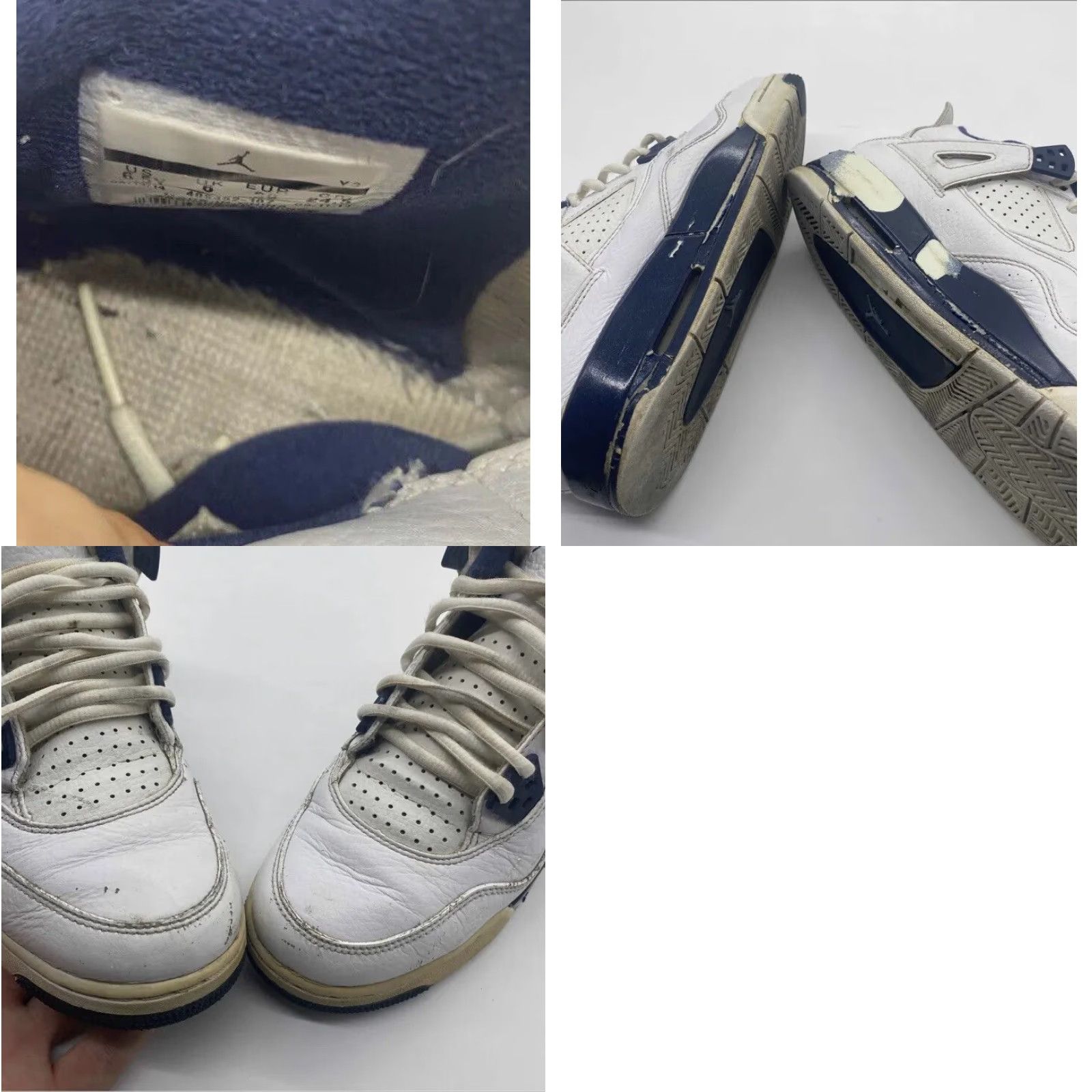 Jordan Brand Jordan 4 Legend Blue Size 6.5 Y Gs Grade School Women’s 8 2014 408 452 107 Size US 7 / IT 37 - 8 Thumbnail