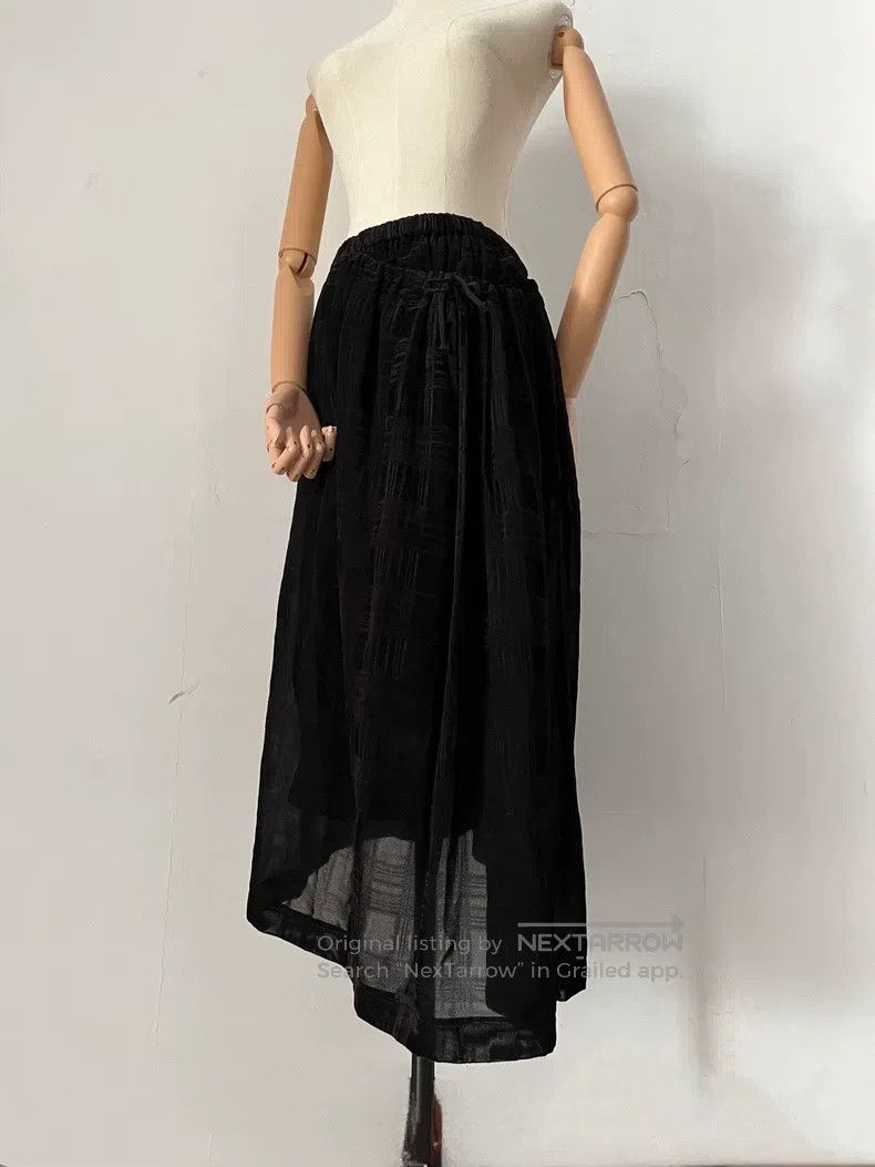Comme des Garcons comme des garcons size S Velvet top, skirt, suit, black Size 22" - 6 Thumbnail