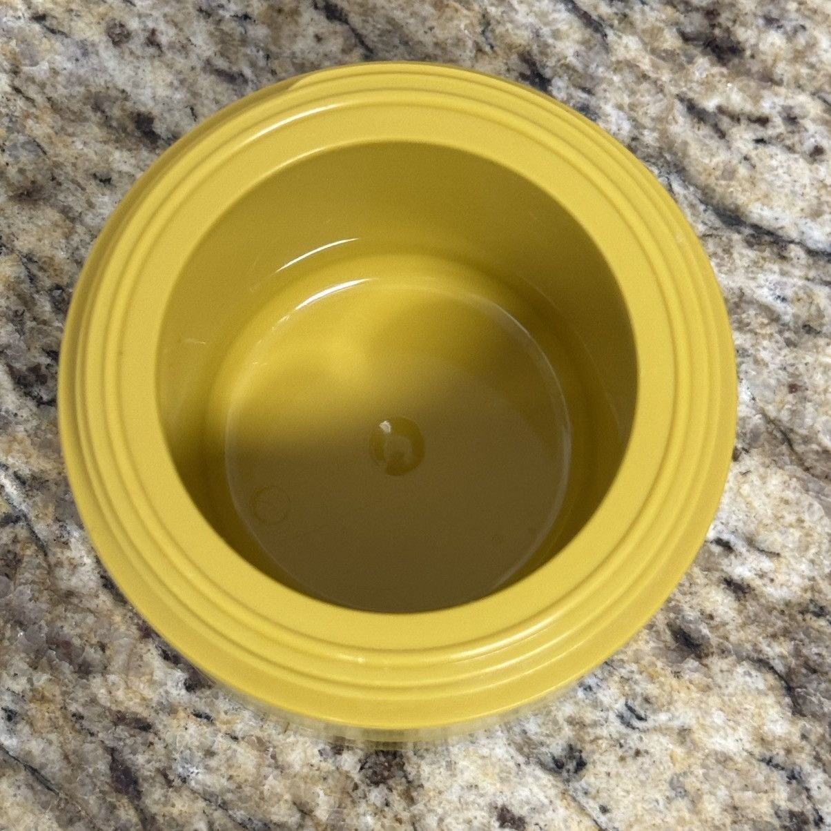 Vintage 1960s Thermos King-Seeley #1155 Harvest Gold Snak Jar 6 OZ Size ONE SIZE - 5 Thumbnail