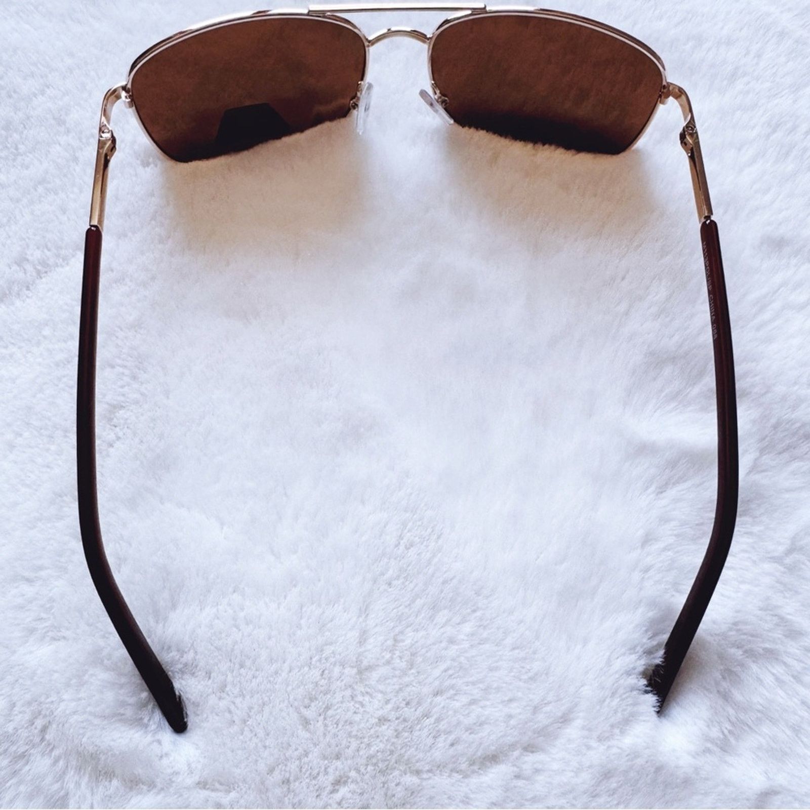 Other Troy Brown Rectangular Polarized Sunglasses Size ONE SIZE - 9 Thumbnail
