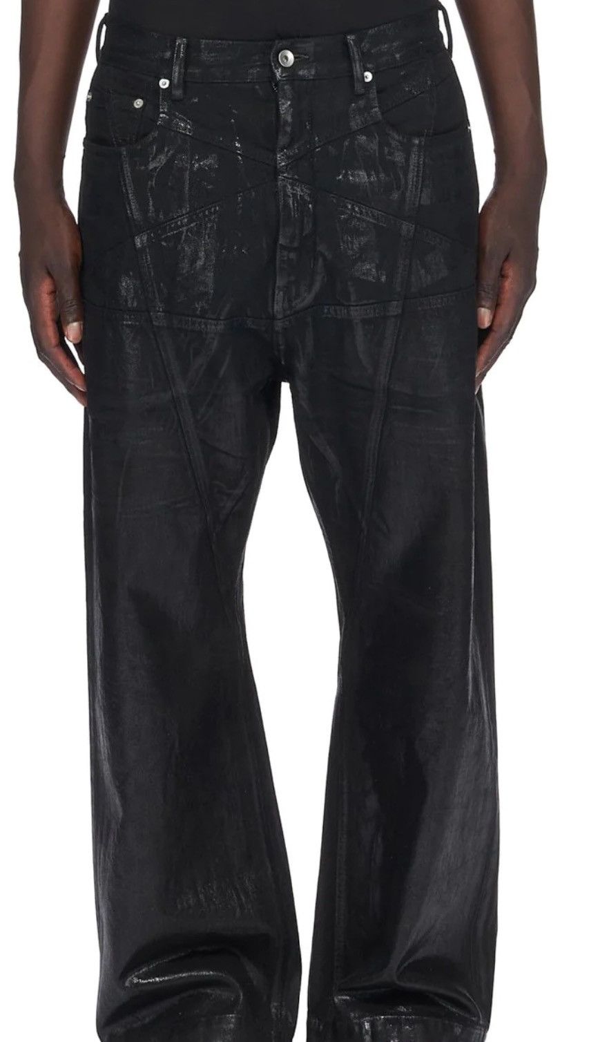 image of Rick Owens Drkshdw Ss23 Geth Jeans in Black, Men's (Size 30)