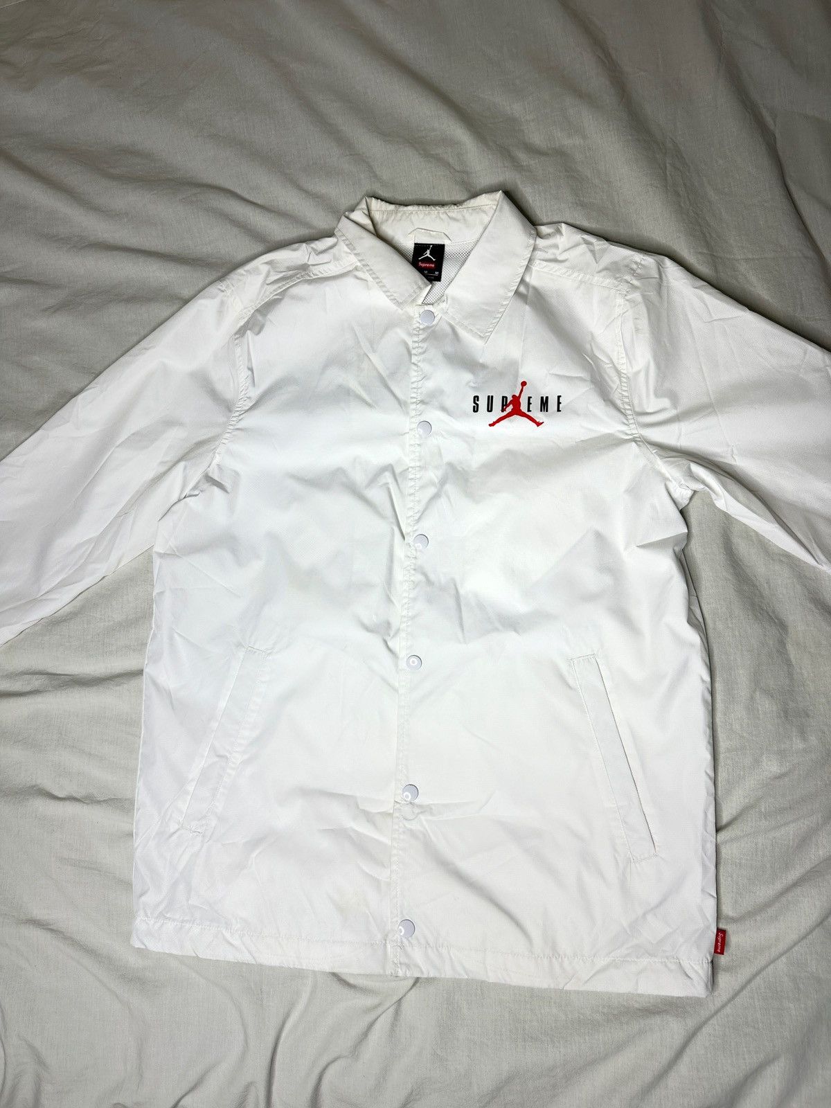 Jordan Brand × Supreme Supreme Jordan Coaches Jacket Size US M / EU 48-50 / 2 - 2 Thumbnail