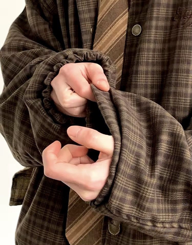 Other Streetwear Casual Oversized Patchwork Plaid Design Jacket Size US M / EU 48-50 / 2 - 8 Thumbnail