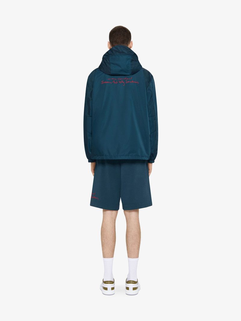 Givenchy o1w1db10326 Windbreaker Jacket in Blue Size US M / EU 48-50 / 2 - 3 Thumbnail