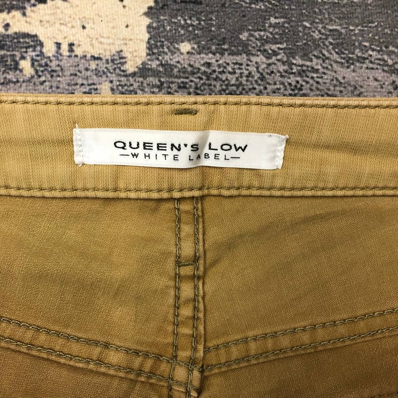 Japanese Brand P87 QUEEN'S LOW X WHITE LABEL FLARED CARGO PANTS Size US 31 - 5 Thumbnail