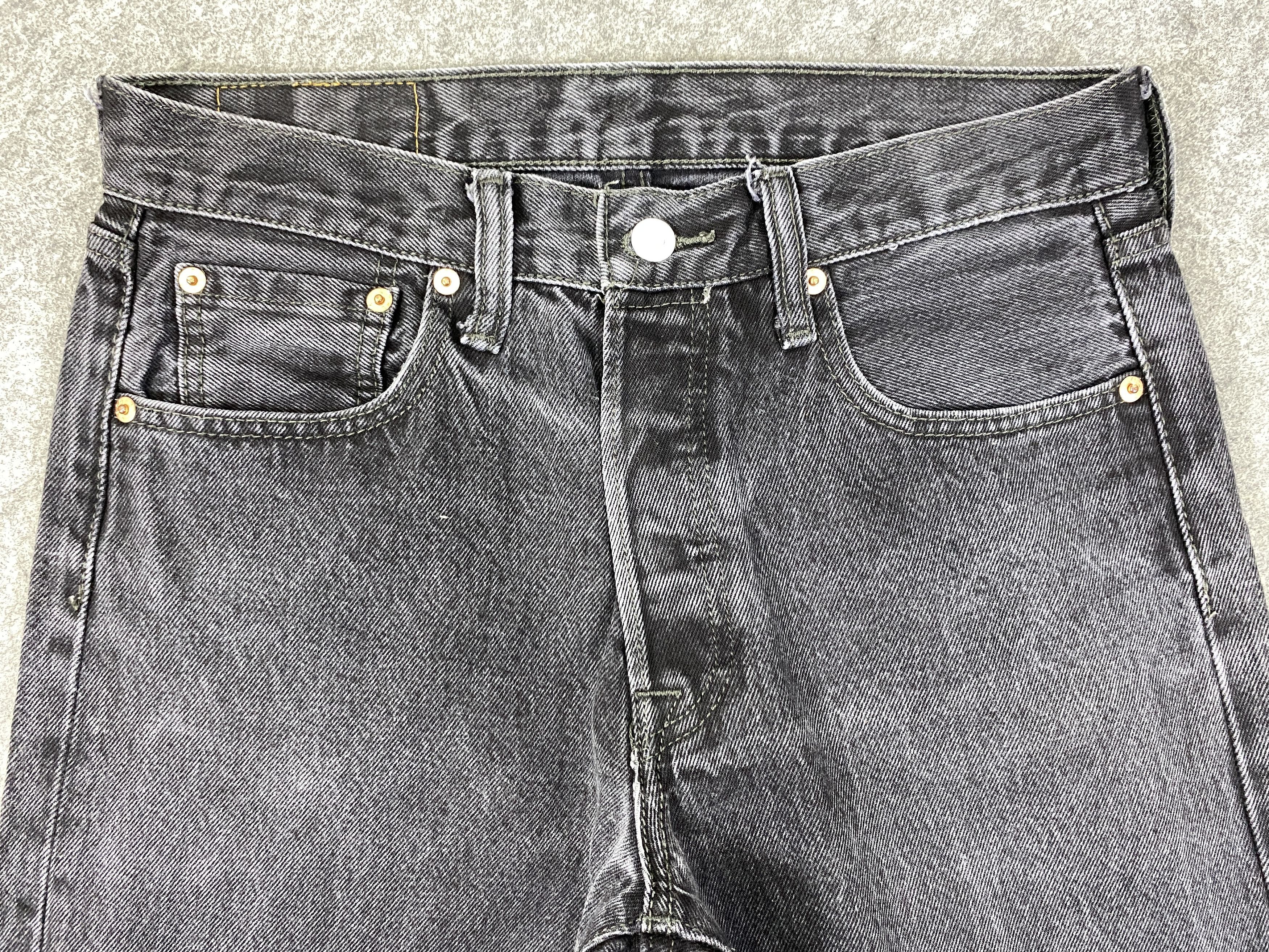 Levi's Black Vintage Levis 501 Jeans 30x30 - JN3150 Size US 30 / EU 46 - 3 Thumbnail