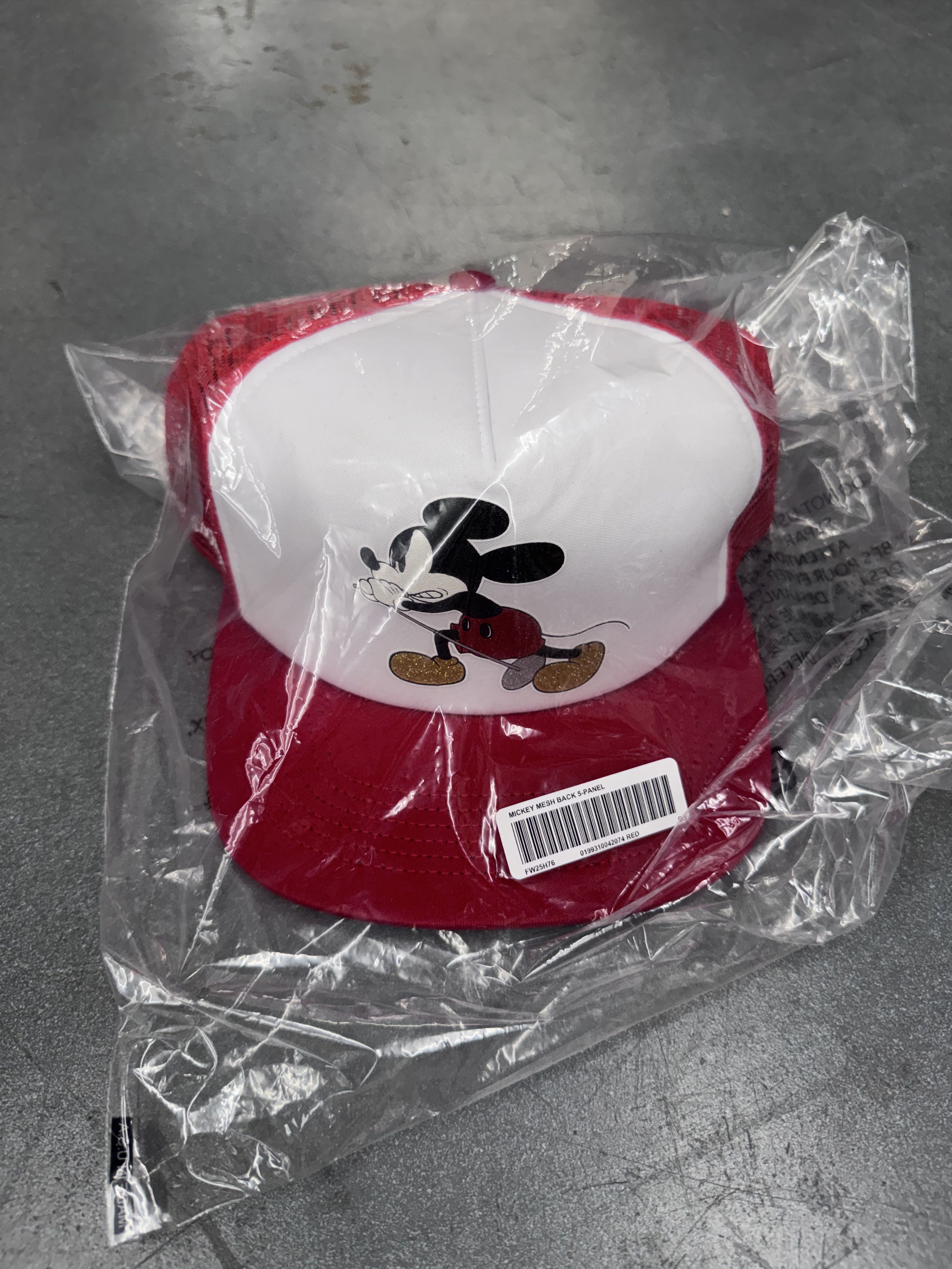 Supreme FW25 Supreme Mickey Mesh Back 5-Panel Hat Size ONE SIZE - 4 Thumbnail