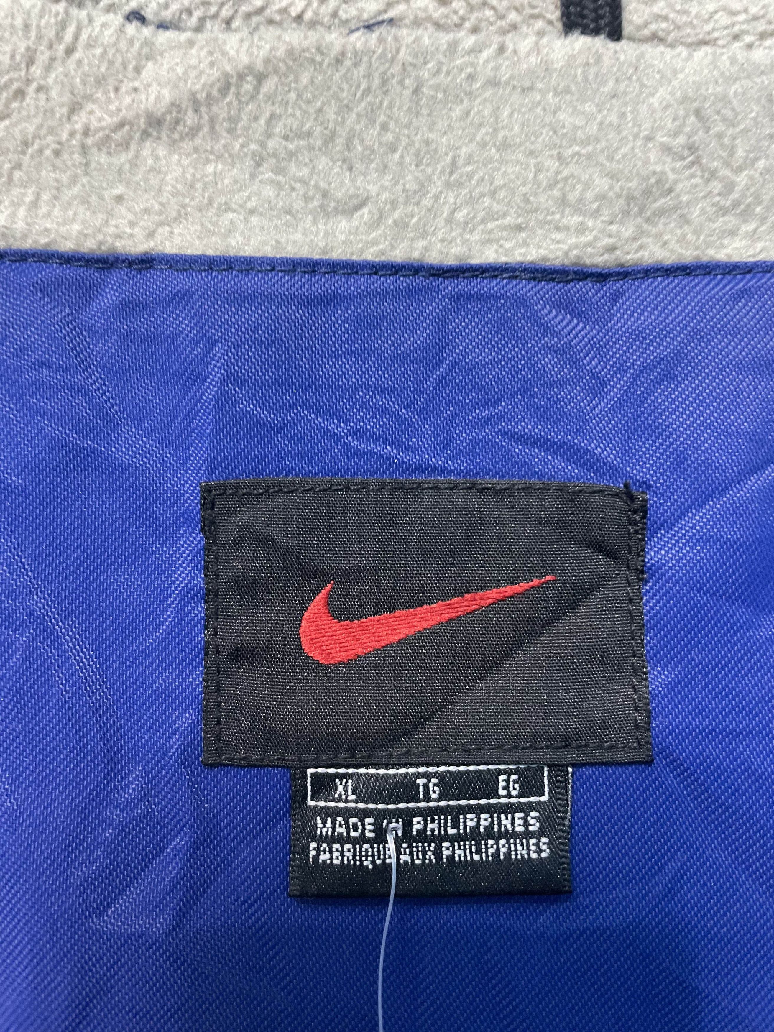 Nike Nike Blue Windbreaker Jacket Size US XL / EU 56 / 4 - 4 Thumbnail