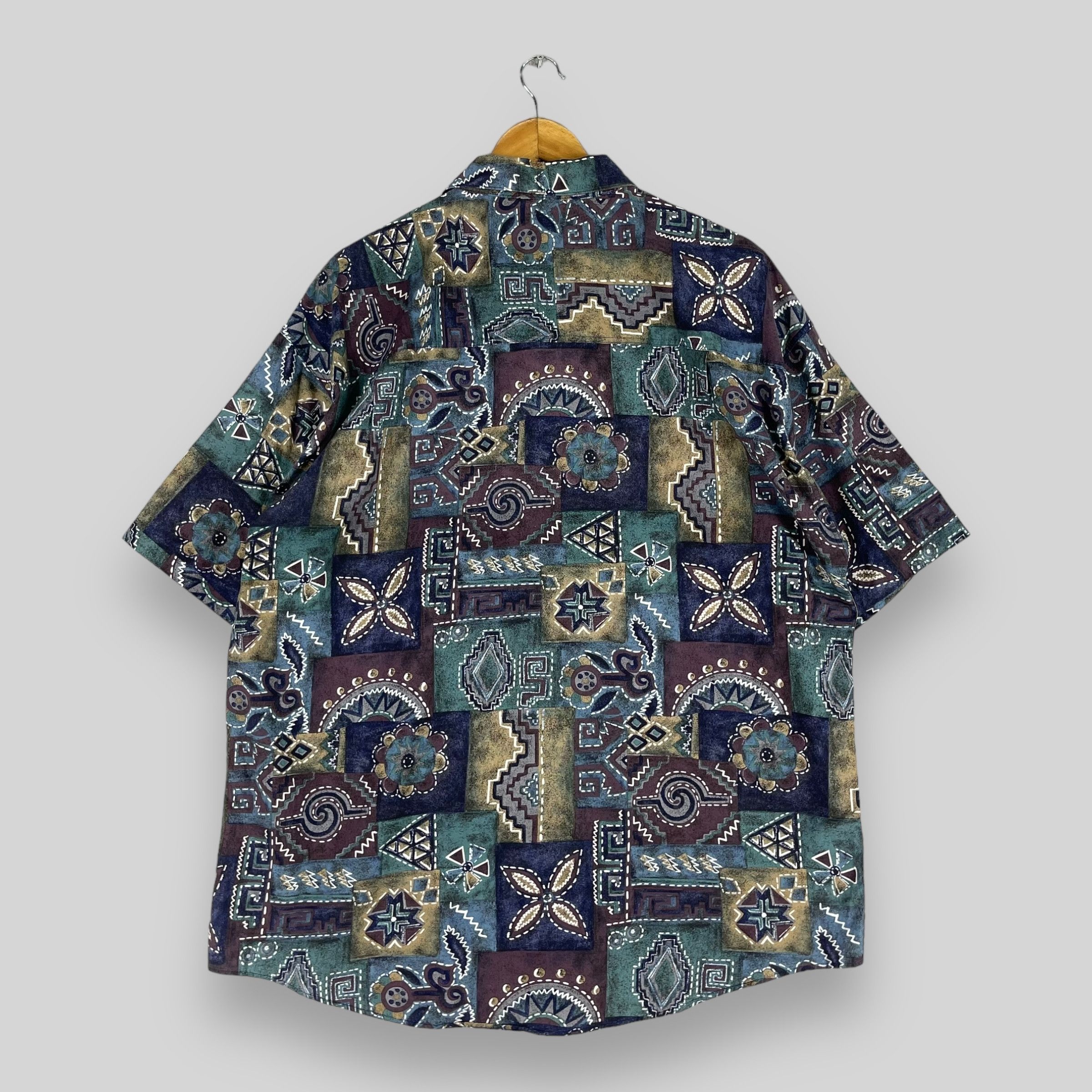 Japanese Brand × Vintage Vintage Pop Art Psychedelic Crazy Funky Pattern Shirt Size US L / EU 52-54 / 3 - 6 Thumbnail