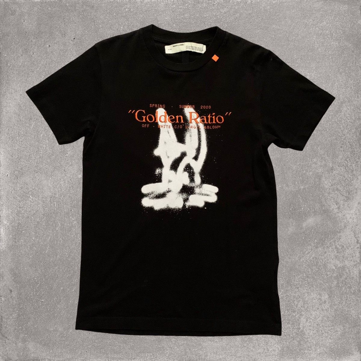 Off-White Off White Small Golden Ratio Arrows Black Tee Virgil Abloh Size US S / EU 44-46 / 1 - 2 Thumbnail