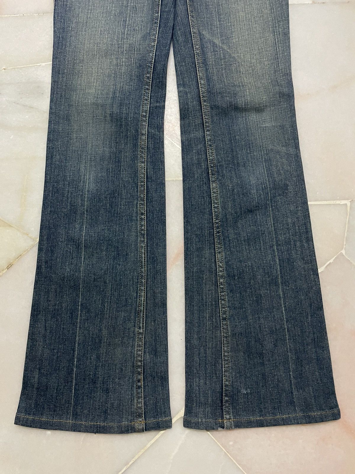 Vintage 💥Flared💥Vintage 90’S Ralph Lauren Mud-Wash Bootcut Classic Size 28" / US 6 / IT 42 - 4 Thumbnail