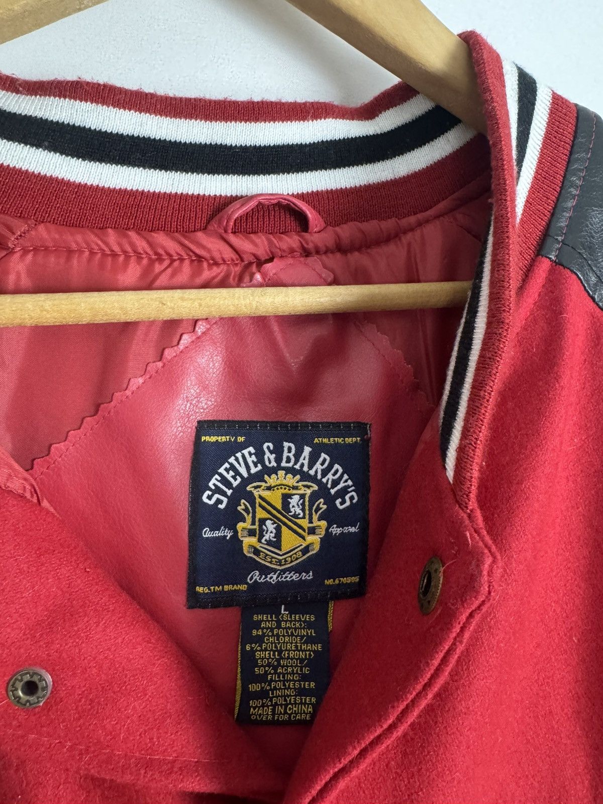 Steve And Barrys Vintage Ohio State Varsity Jacket Steve & Barrys Size US L / EU 52-54 / 3 - 6 Thumbnail
