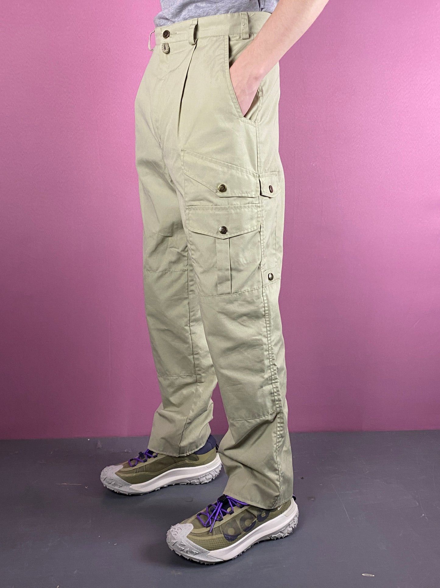 Fjallraven × Vintage 90s Fjallraven Vintage Men's Cargo Pants - M Size US 32 / EU 48 - 1 Thumbnail