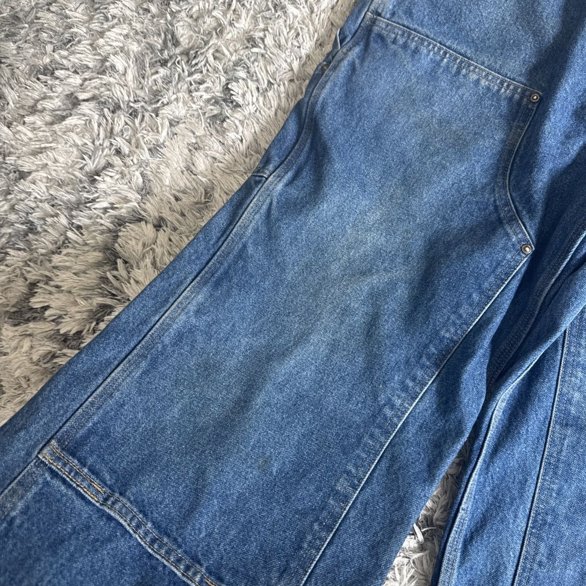 Carhartt Vintage 90’s Carhartt Jeans 38x30 Denim Double Knee B73-DST Size US 38 / EU 54 - 3 Thumbnail