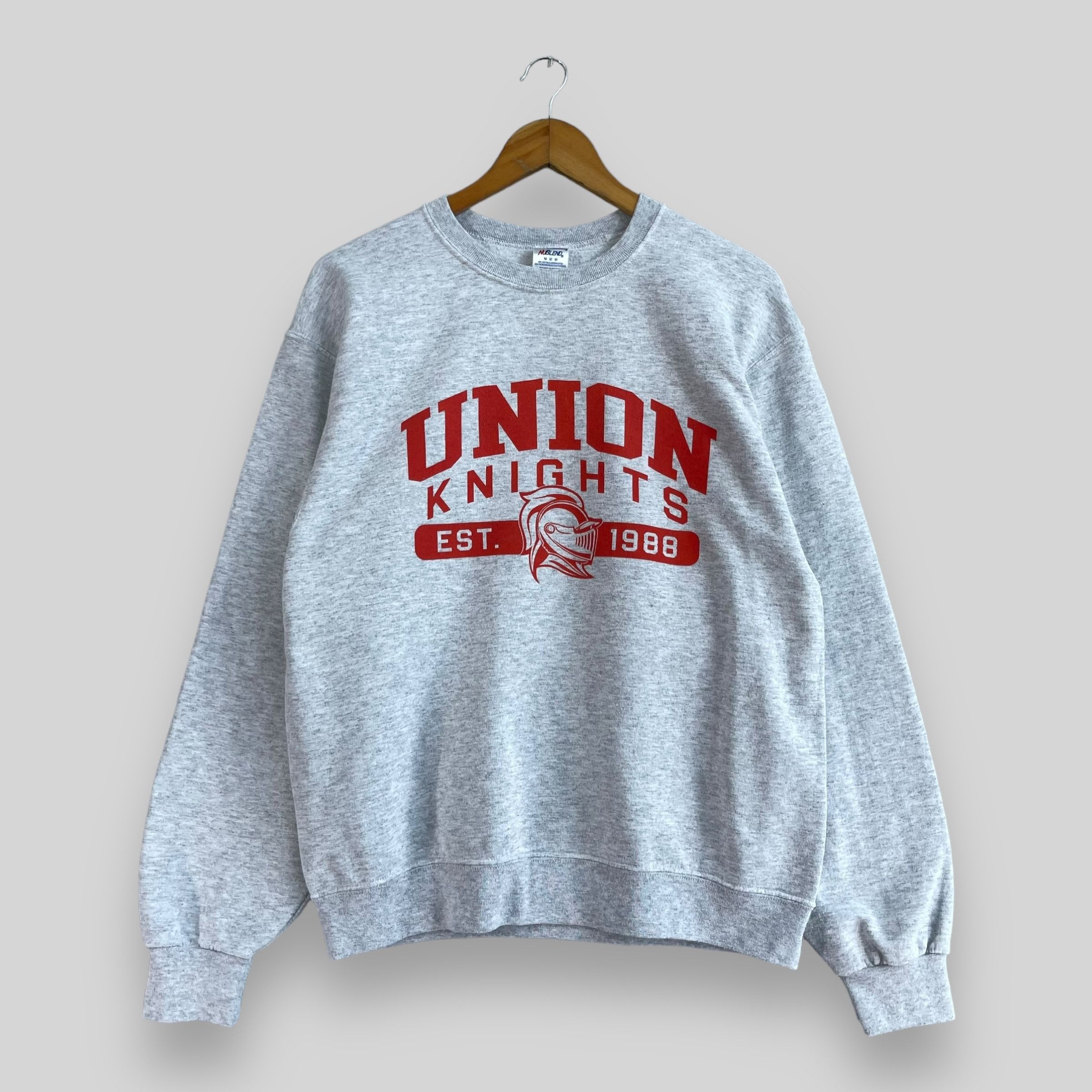 Jerzees × Vintage Vintage UNION KNIGHTS Rugby Spellout Printed Sweatshirt Size US M / EU 48-50 / 2 - 1 Thumbnail