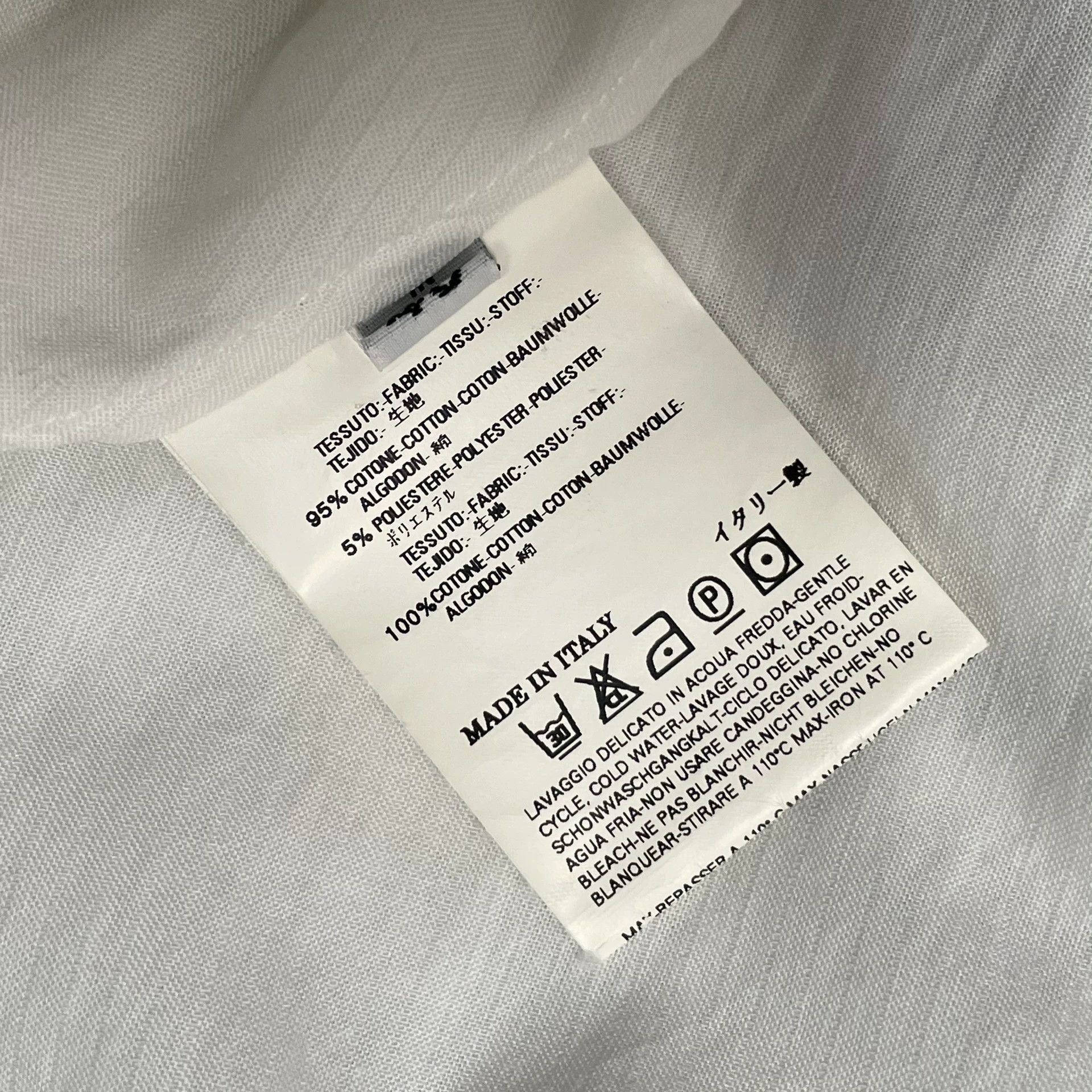 Maison Margiela Maison Margiela Line6 Scarf Shirts 40 MM Era Size S / US 4 / IT 40 - 5 Thumbnail