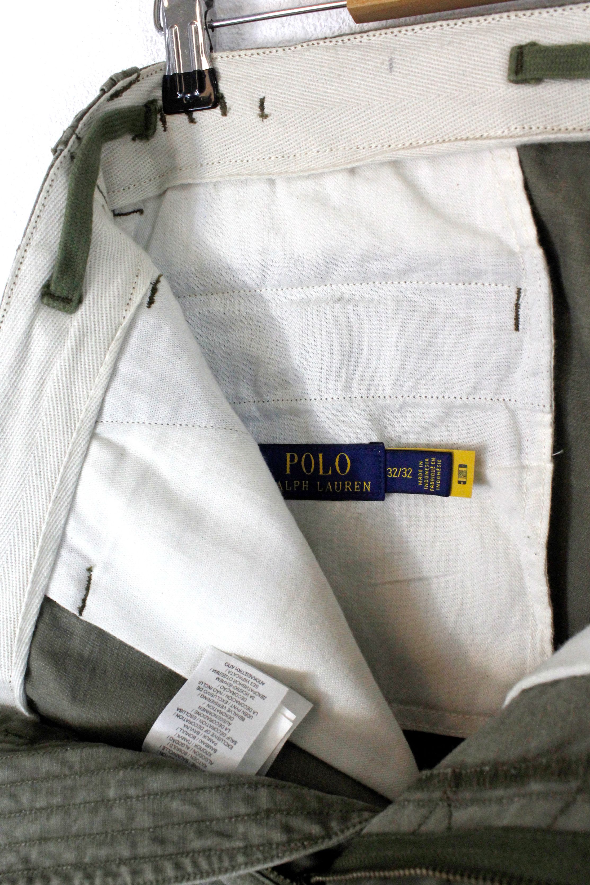 Polo Ralph Lauren Polo Ralph Lauren Army Green Military Cargo Pockets Pants Size US 32 / EU 48 - 9 Thumbnail